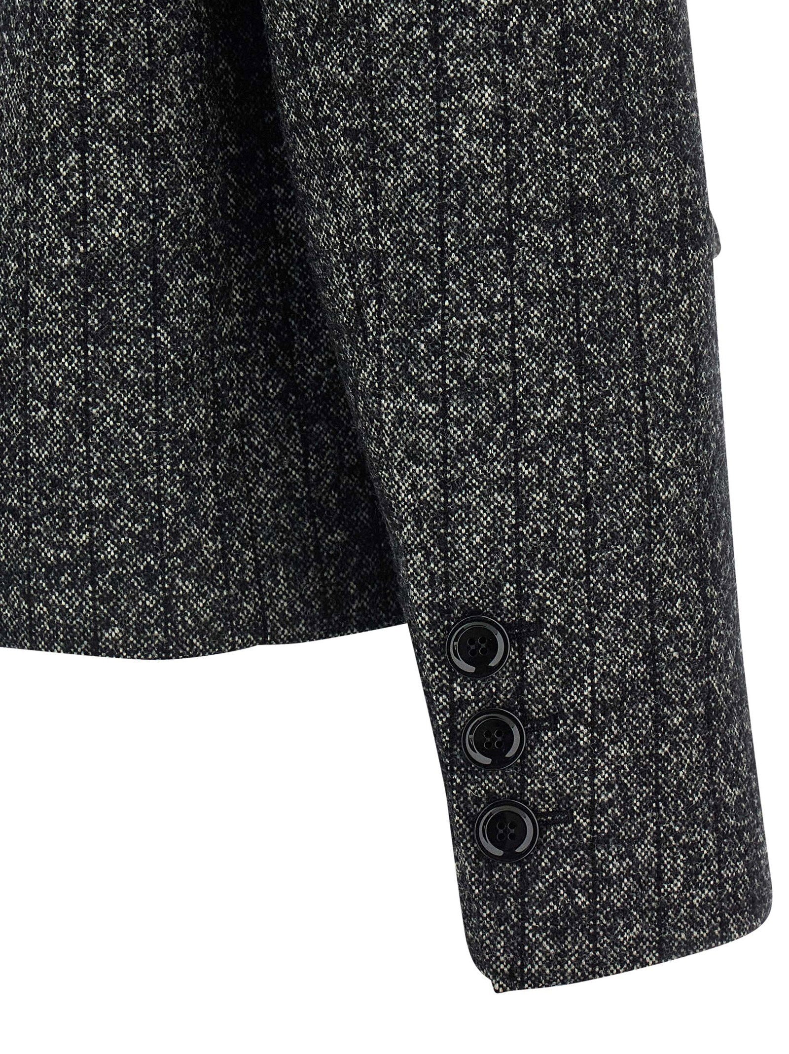 Dolce & Gabbana Striped Wool Blazer - view 4