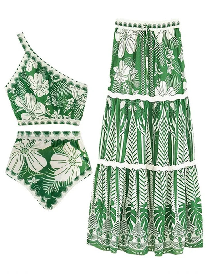 Alamode By Akanksha Athens Summer Bikini Set with Skirt - Resortwear - view 4