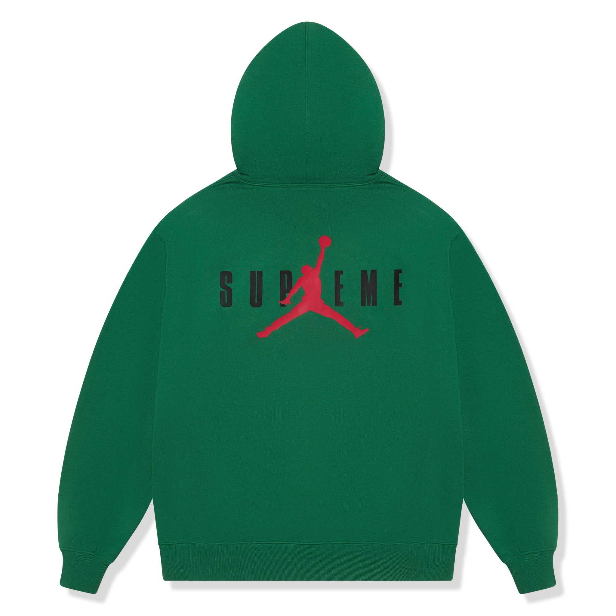 Supreme x Jordan Green Hoodie (FW24) - view 2
