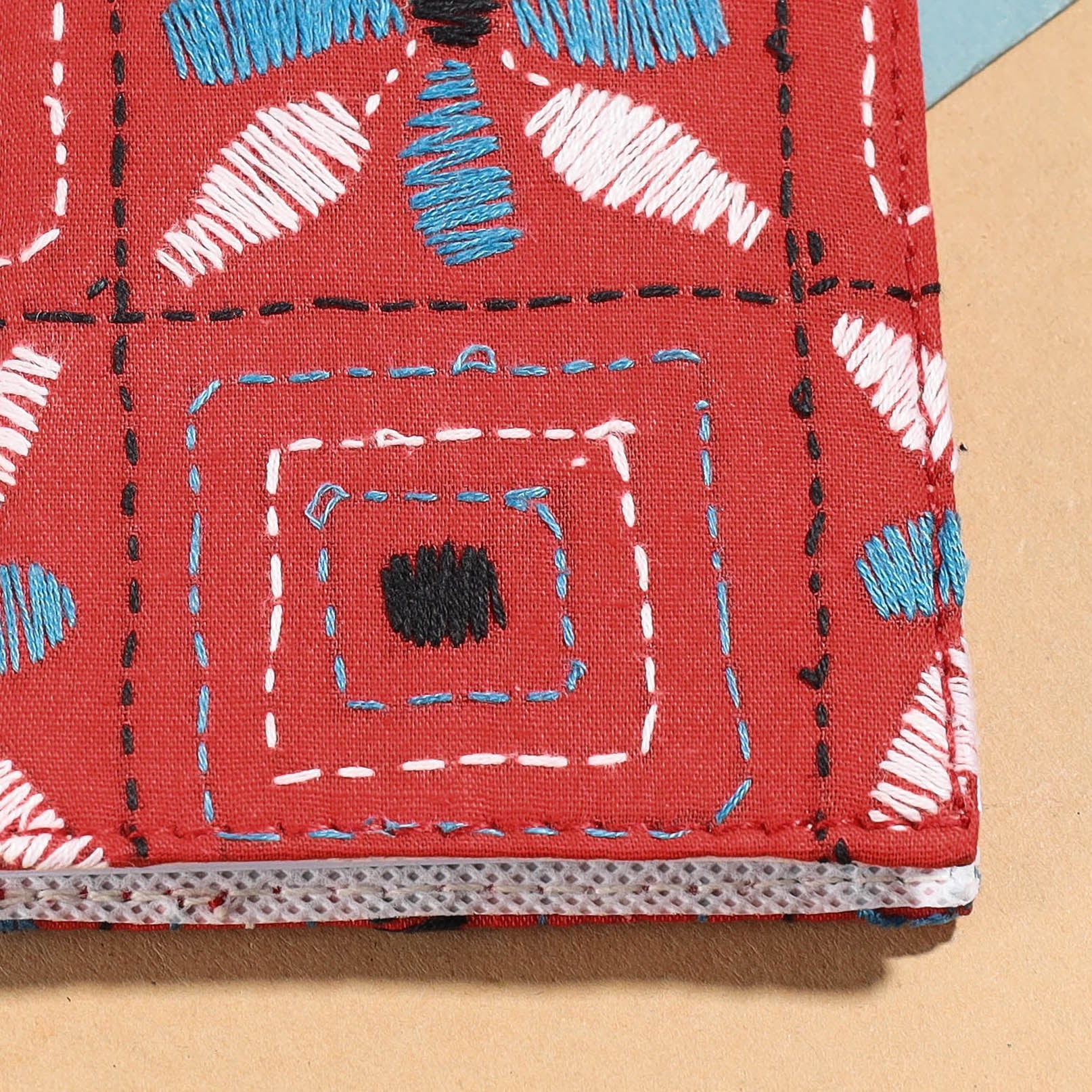 ASALKAAR Bengal Kantha Work Handcrafted Notepad (4 x 3 in) - view 2