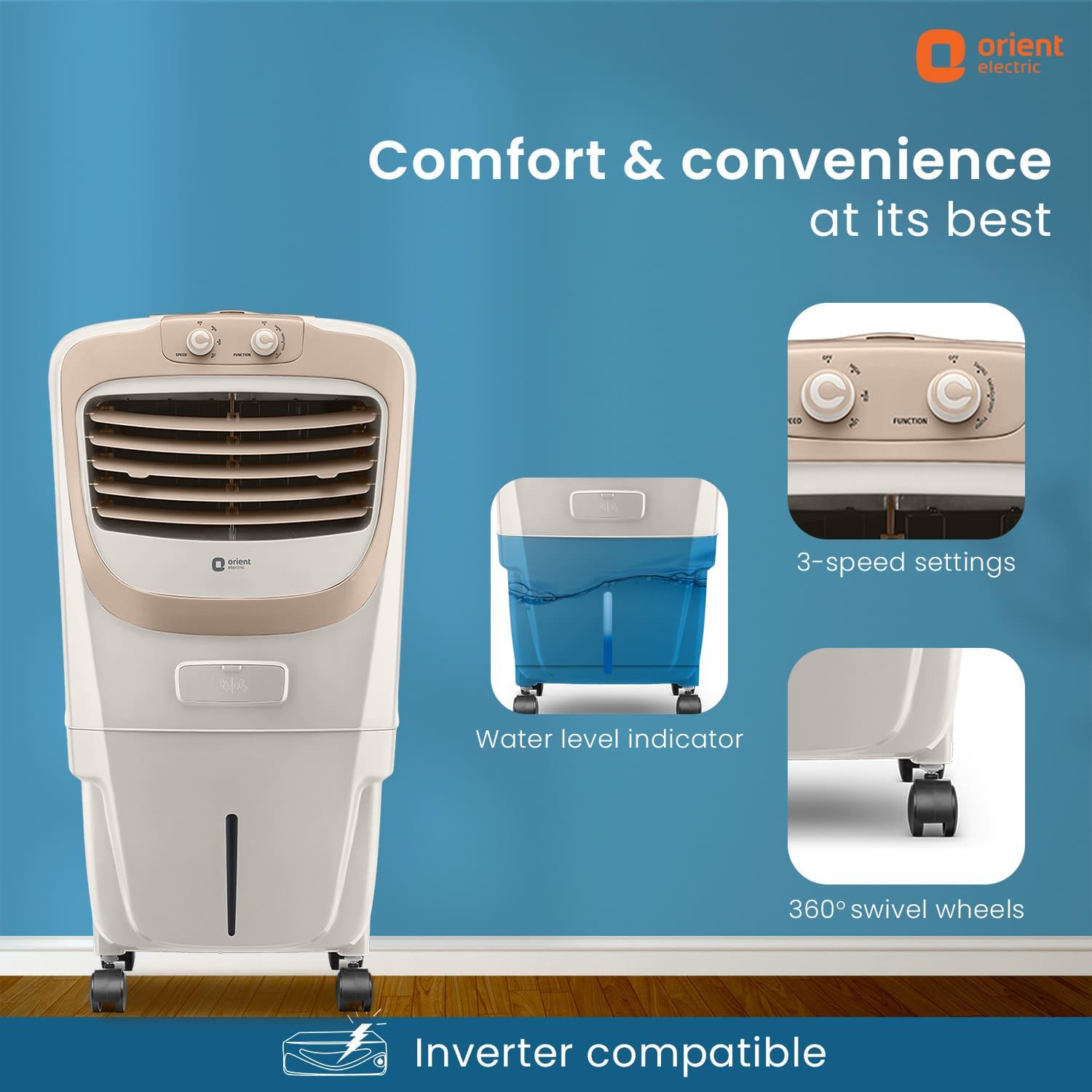 orientelectric Premia Personal Air Cooler – Beige - view 13