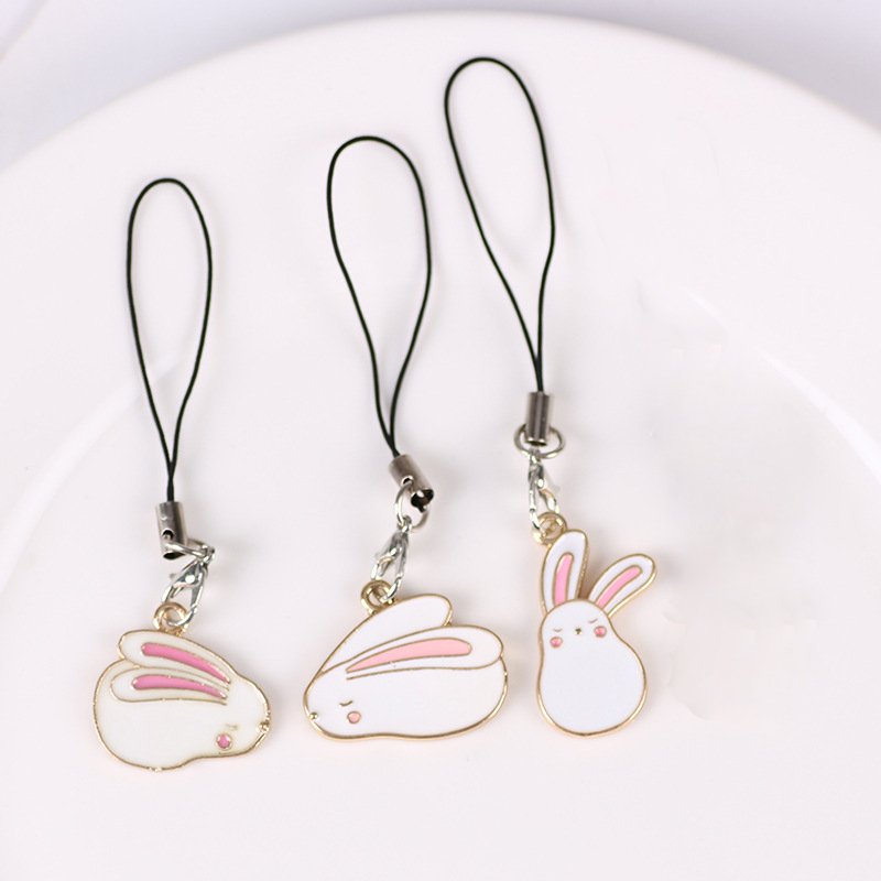 Peeperly Playful Hoppy Bunny Phone Charm