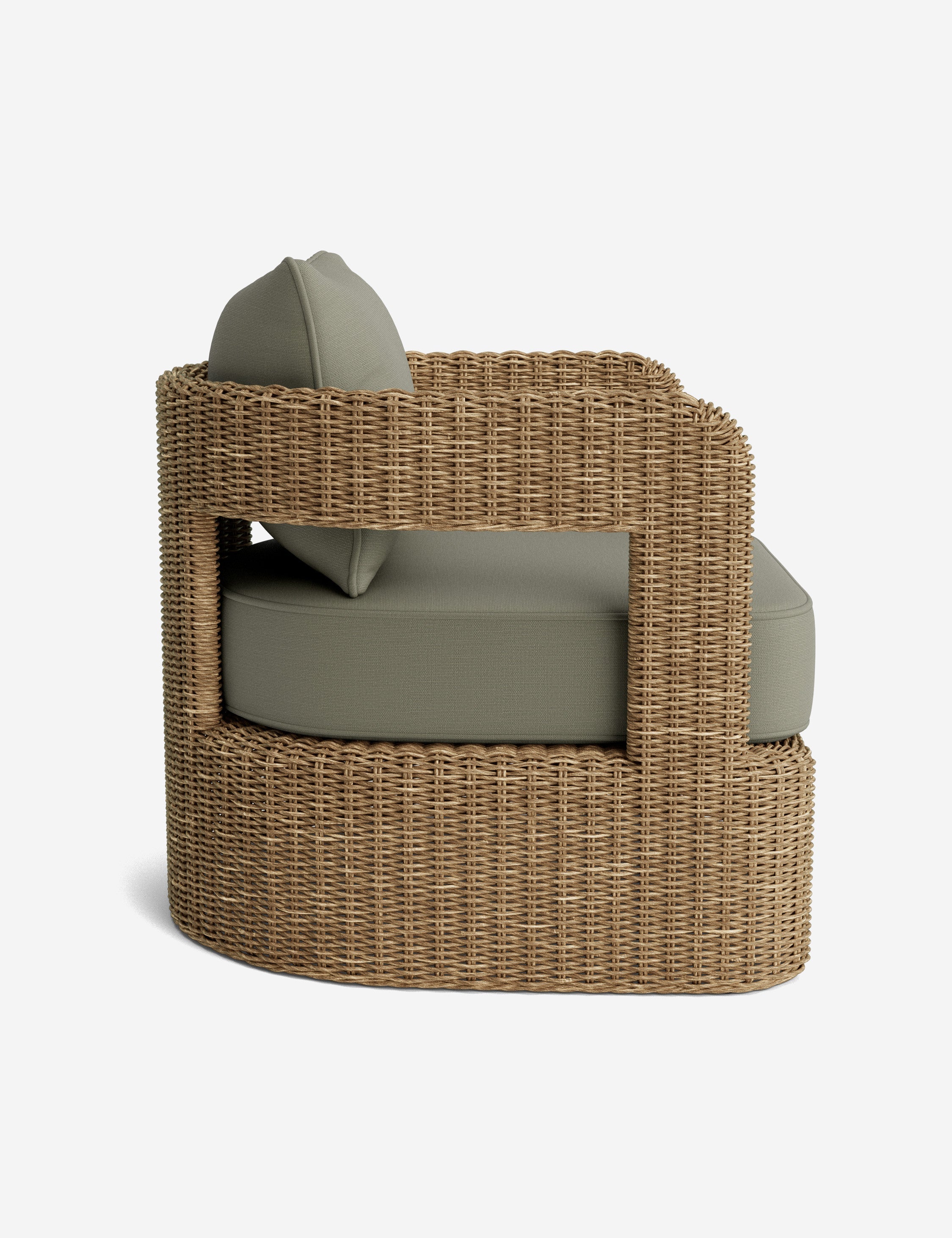 Lulu and Georgia Hadler Outdoor Swivel Lounge Chair - view 37