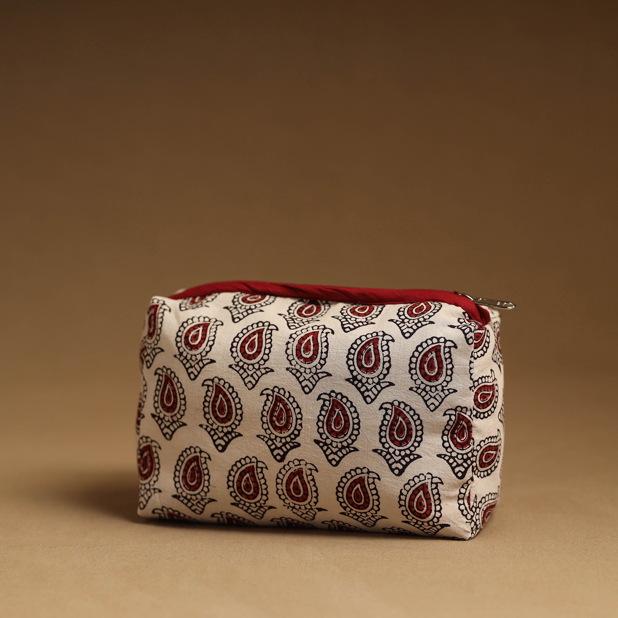 NOORI BAZAR Beige - Handmade Cotton Toiletry Pouch 05 - view 2
