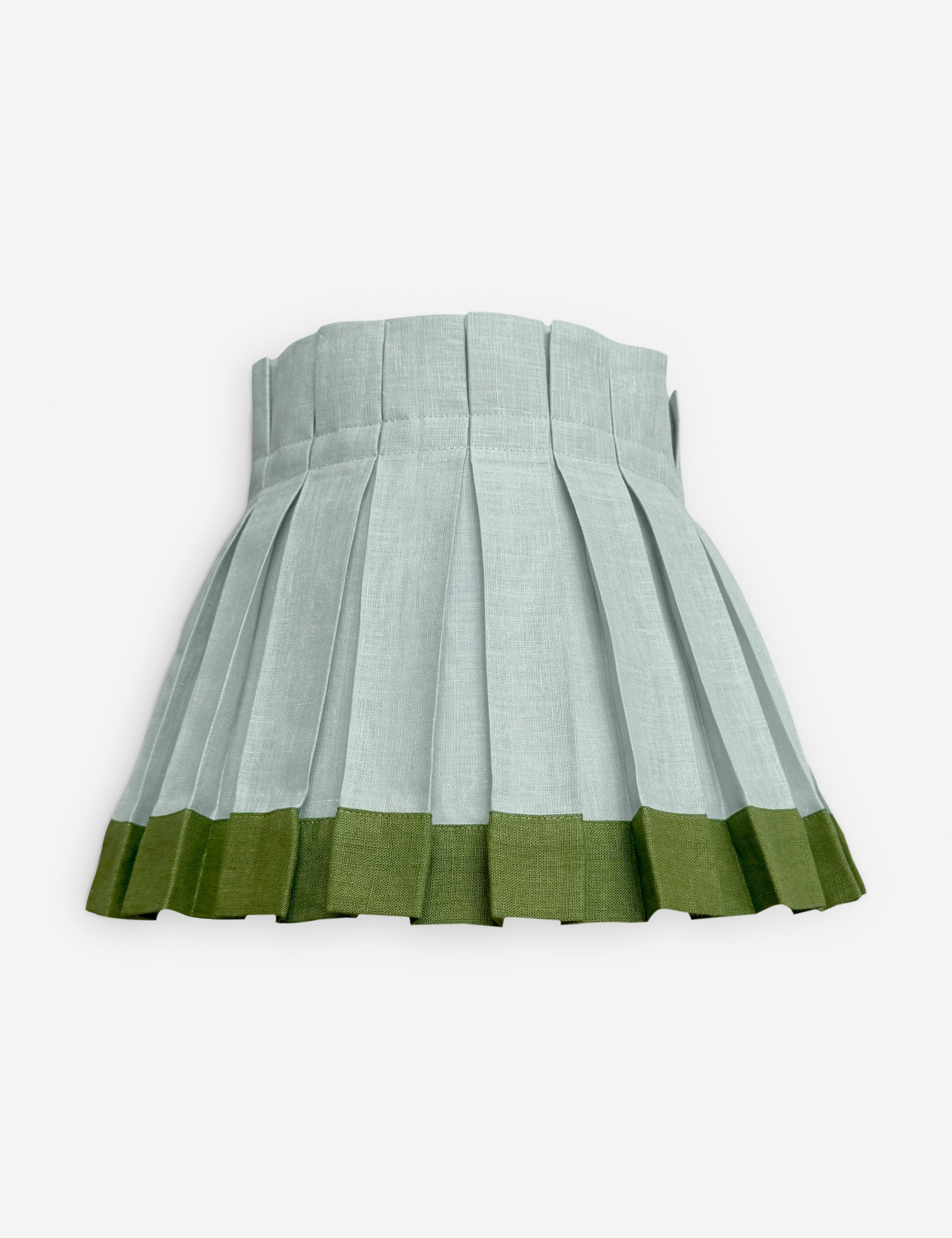 Lulu and Georgia Color Block Classic Box Pleat Lampshade by Cielle Home - view 8