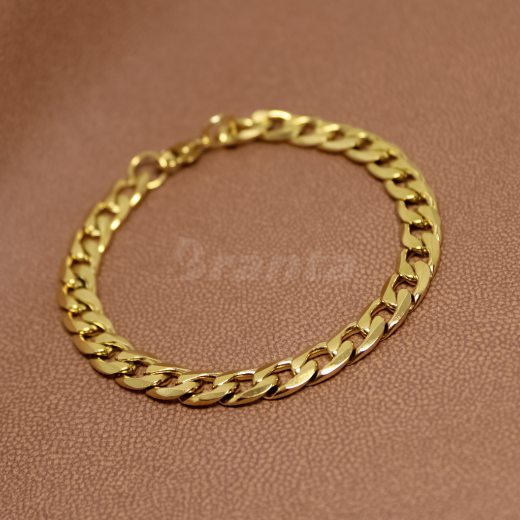 brantashop Minimalist Chain Bracelet For Men (8 Inch) - view 2