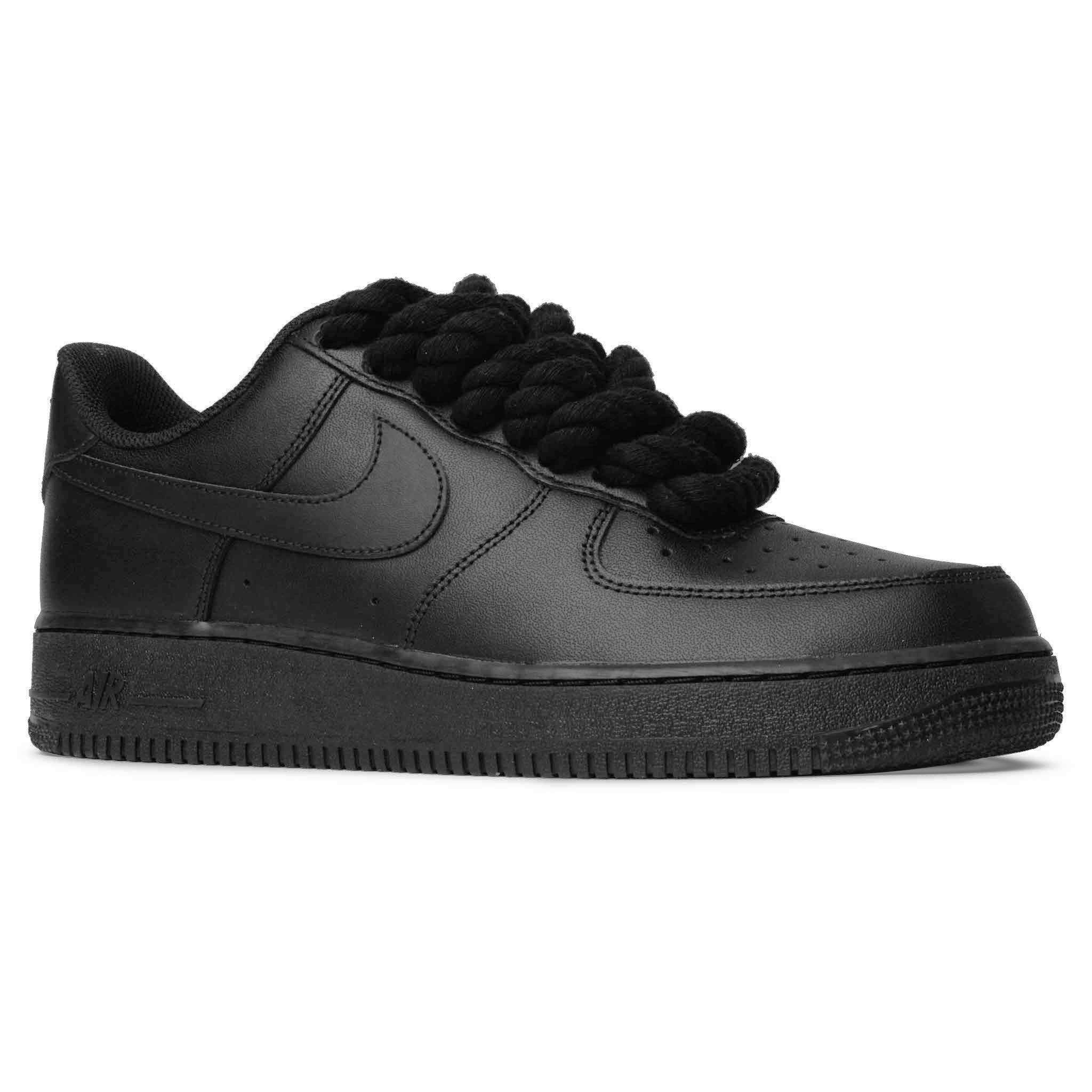 Nike Air Force 1 Low Rope Lace Black - view 2