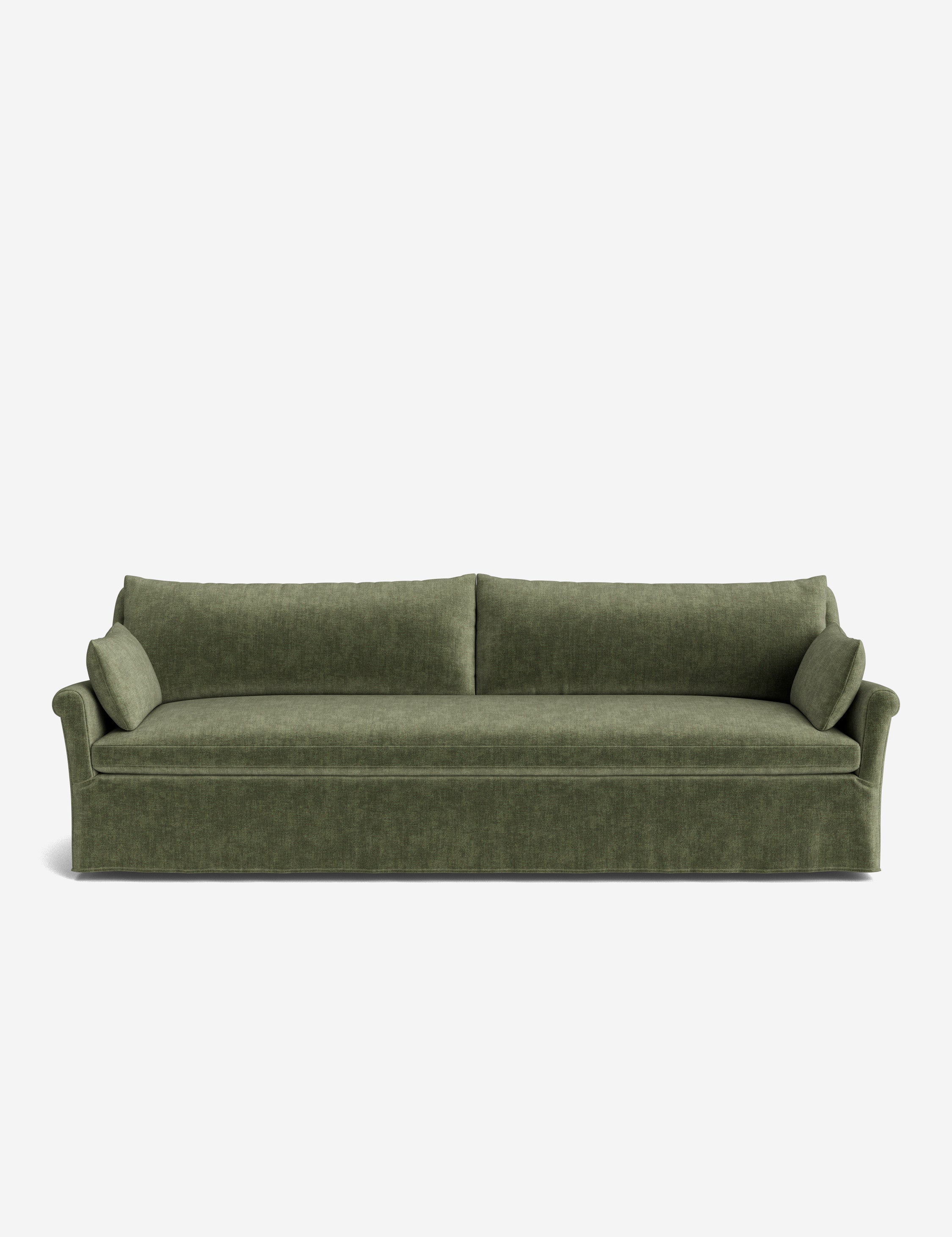 Lulu and Georgia Portola Rolled Arm Slipcover Sofa - view 12