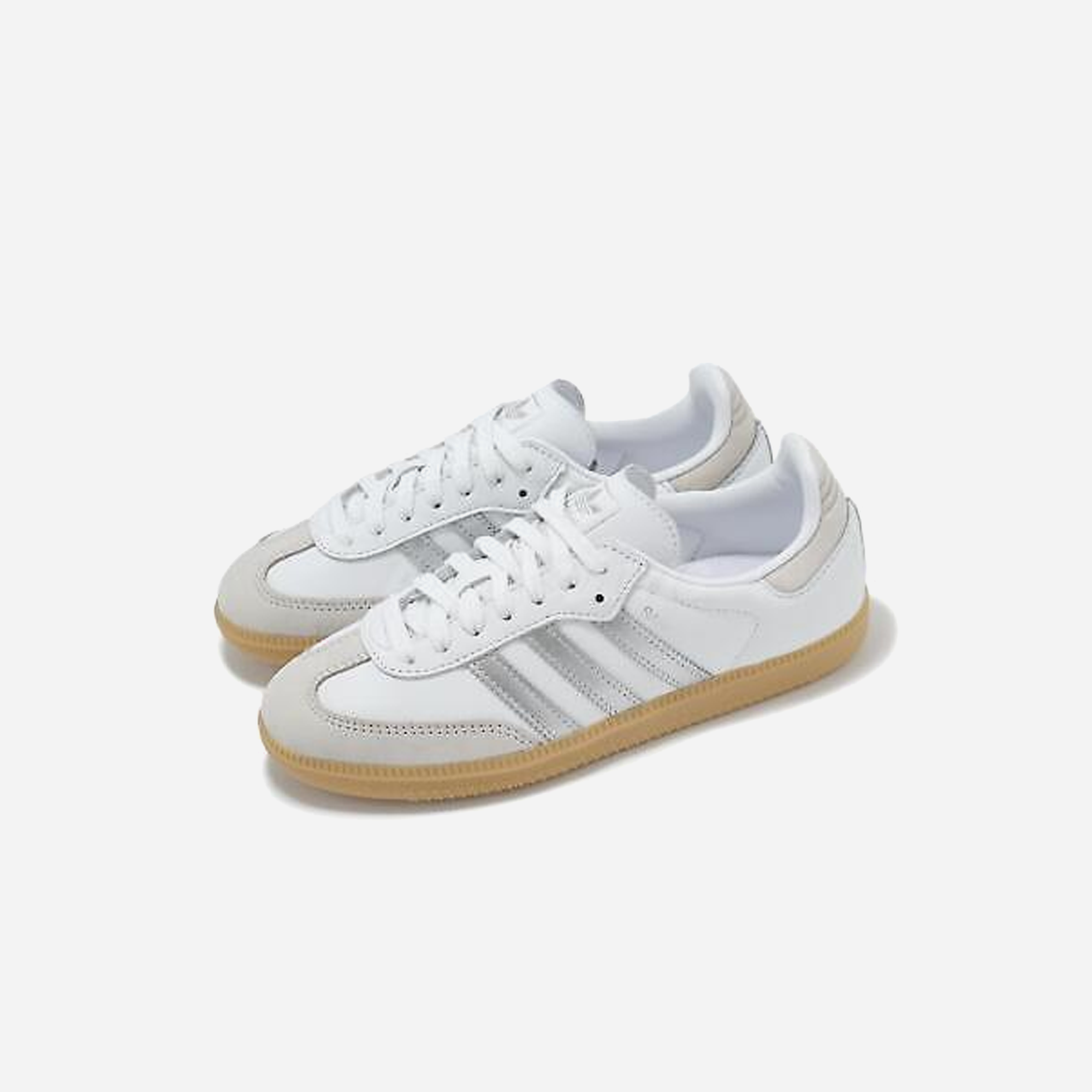 Adidas Samba OG White Silver Metallic Grey - view 2