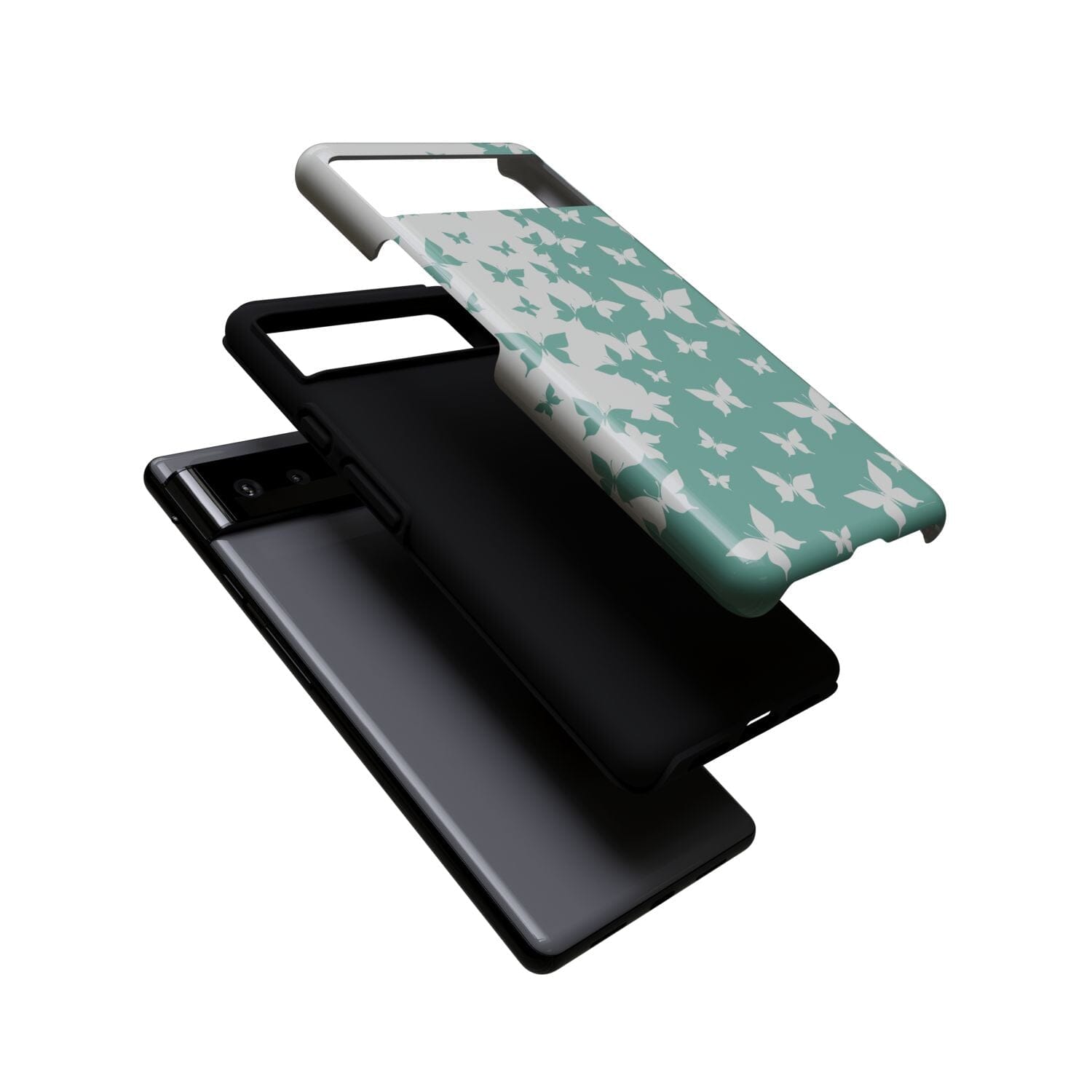 Casetry Butterfly Effect | Sage Colorblock Google Pixel Case - view 3