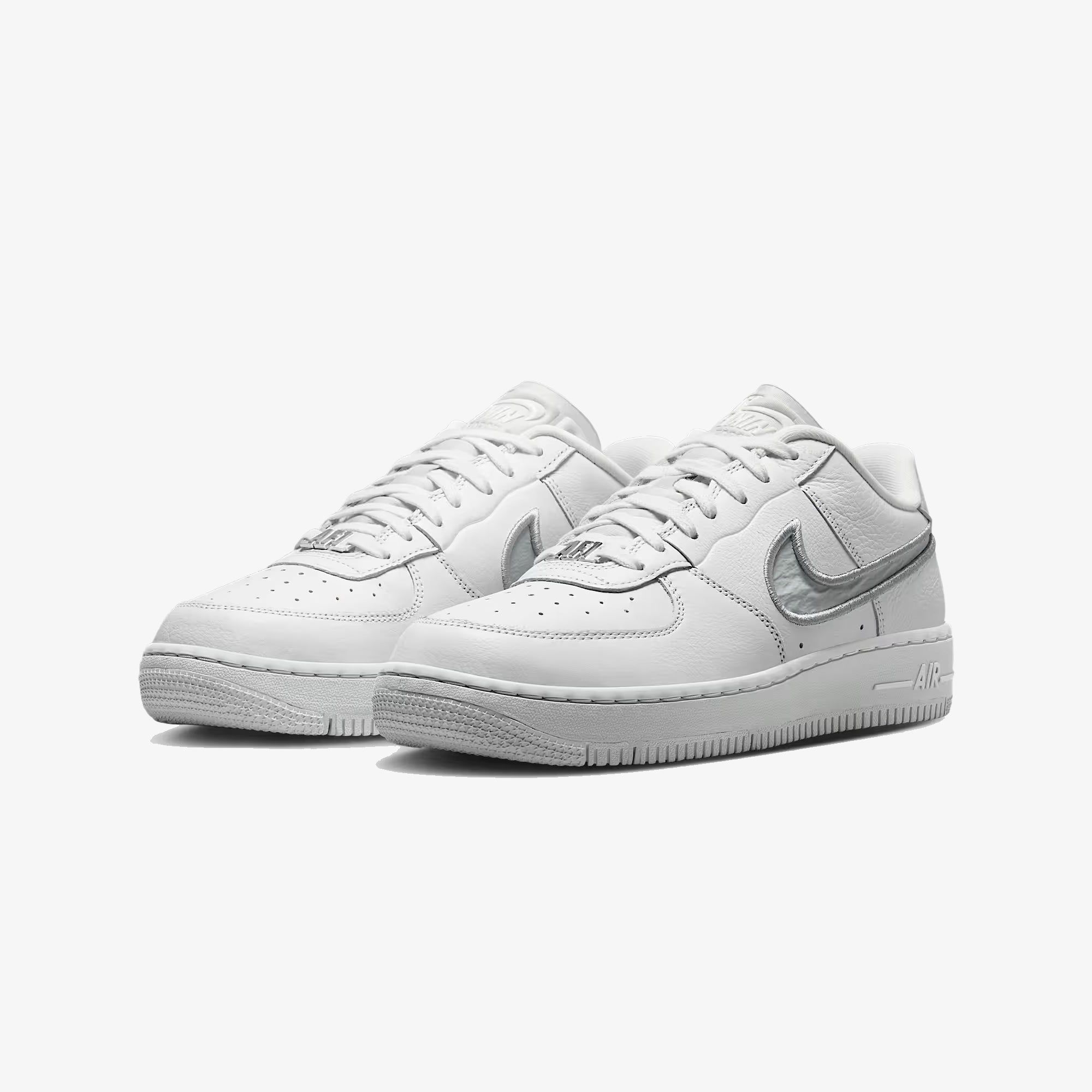 Nike | Air Force 1 Low Dance { Summit White/metallic Silver-photon Dust - view 2