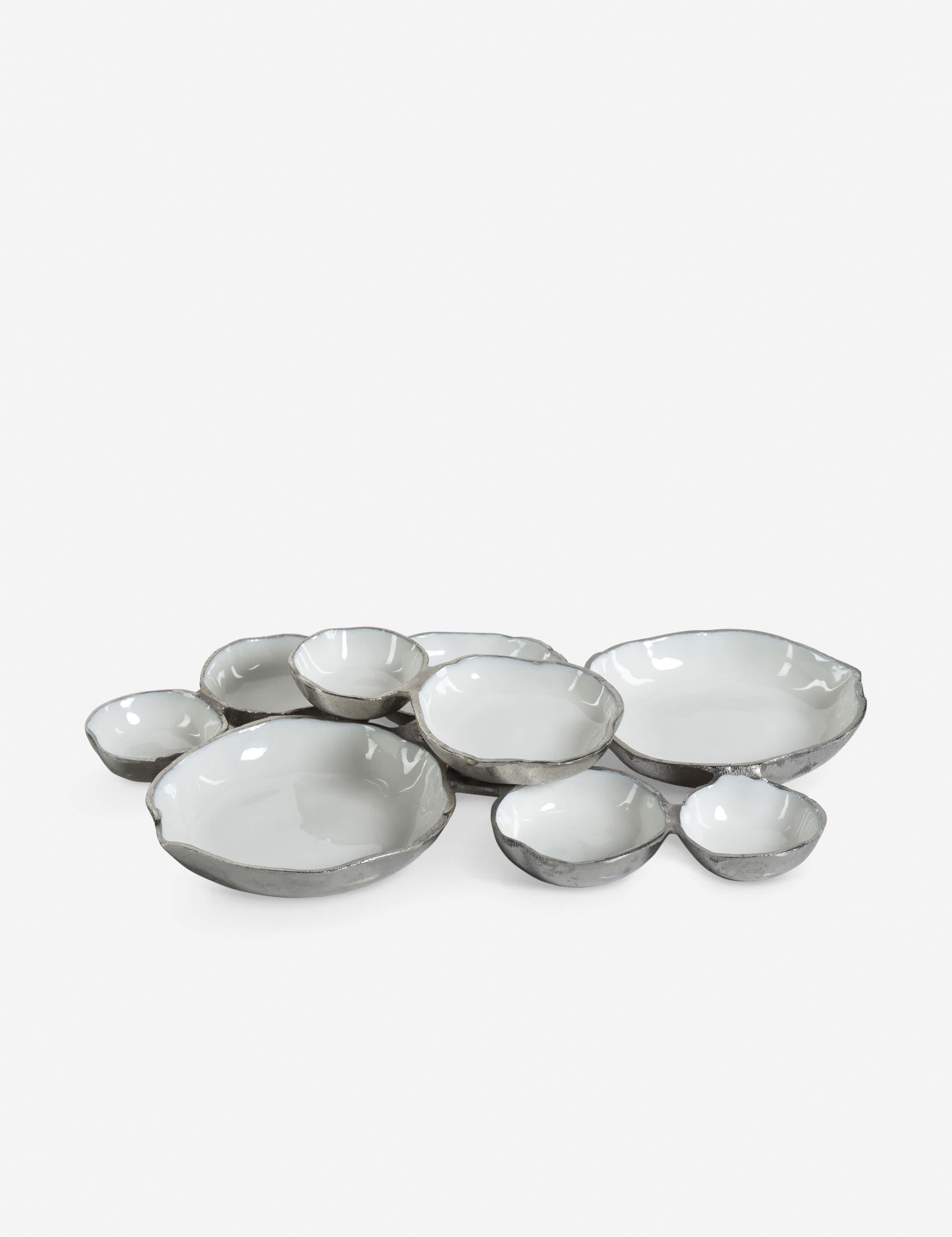 Lulu and Georgia Murat Divided Serving Tray – Silver