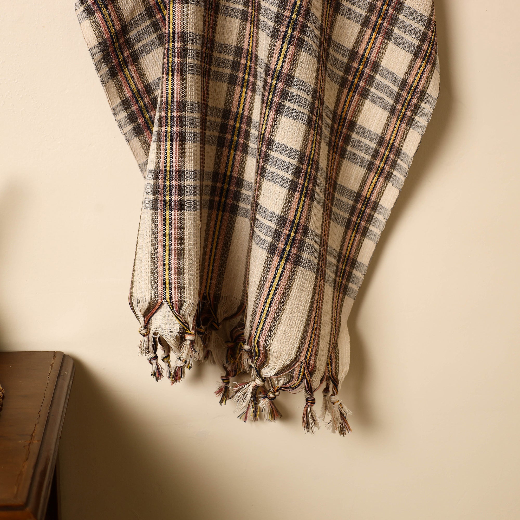 GWALIOR HANDLOOMS Brown - Handloom Fine Cotton Gamcha Bath Towel 06 - view 2