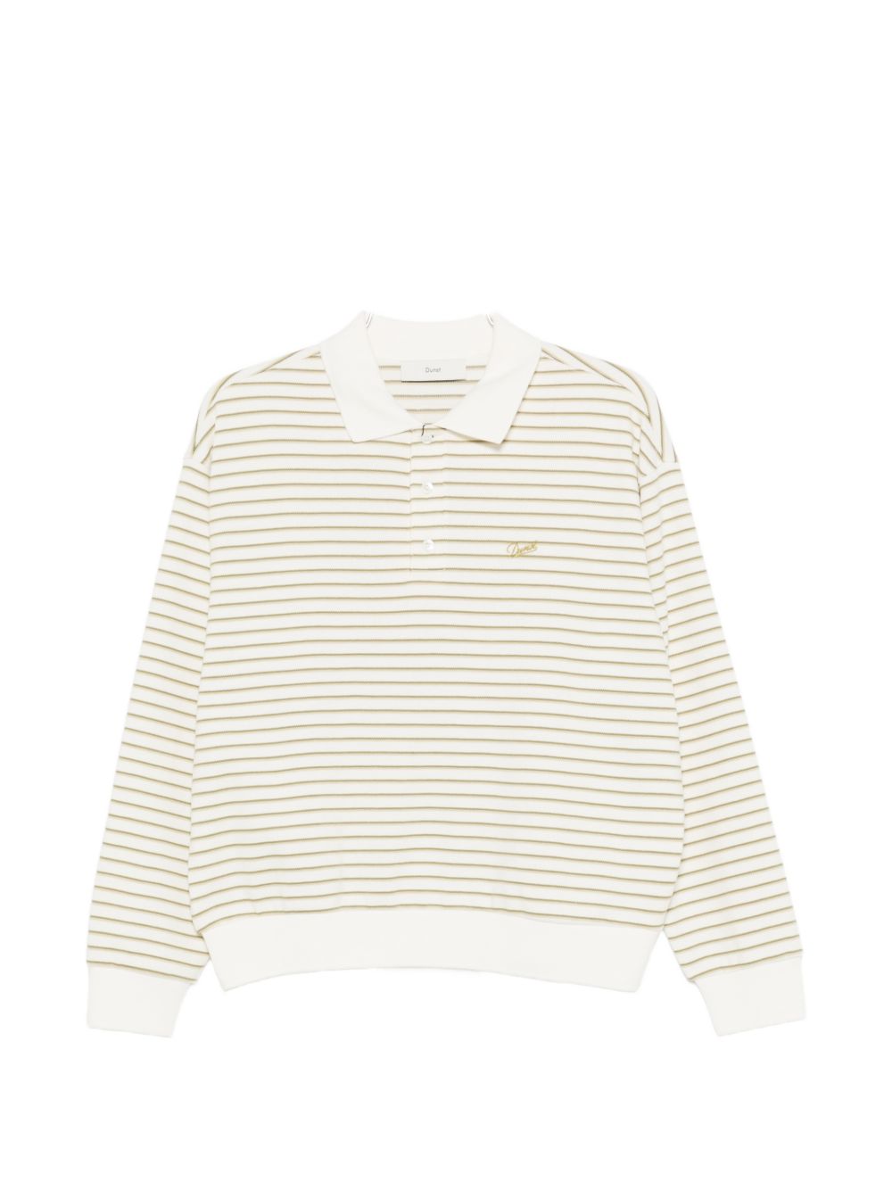 Dunst Striped cotton polo shirt – Shell: Cotton 100%