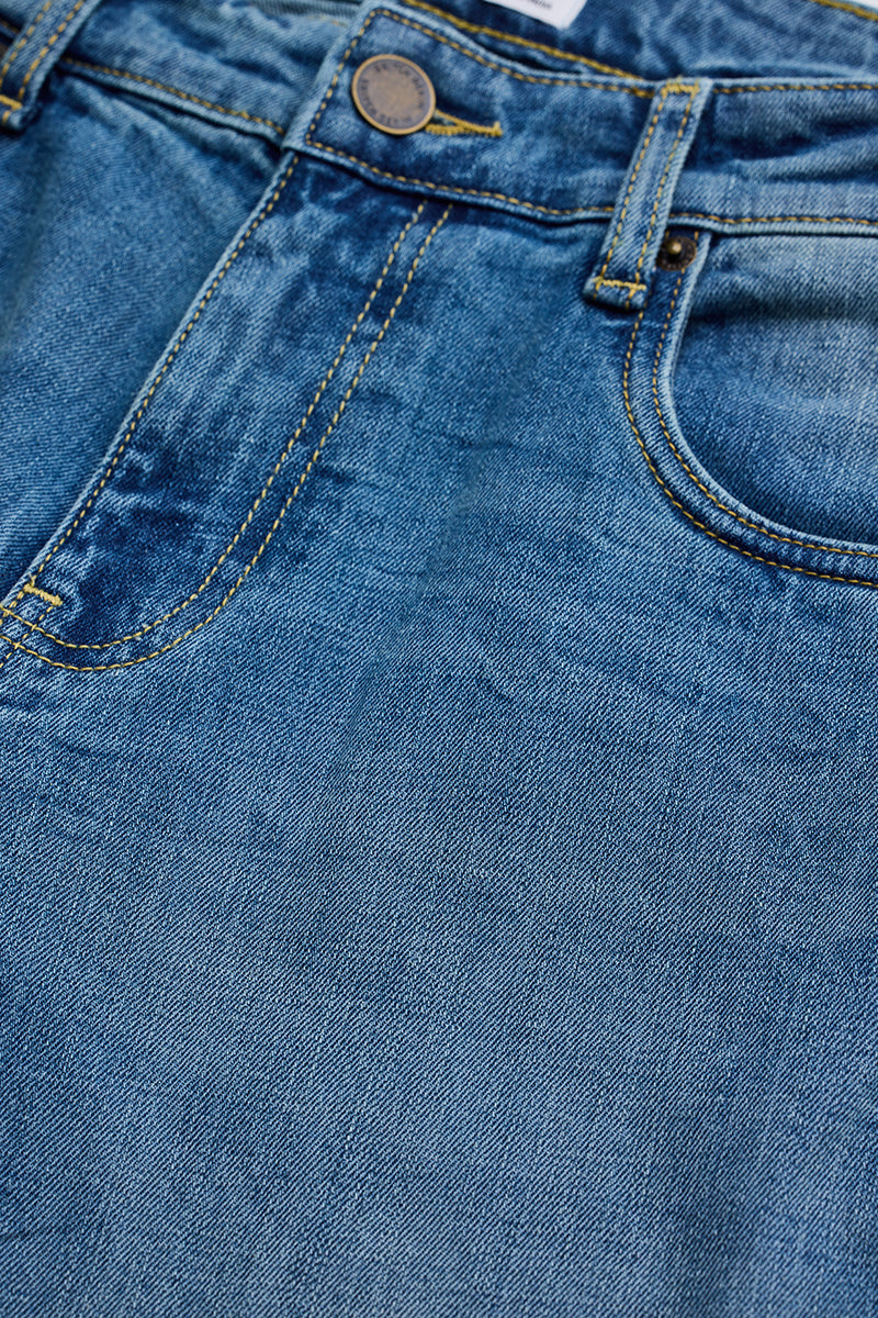 SNITCH Blue Bootcut Jeans - view 2
