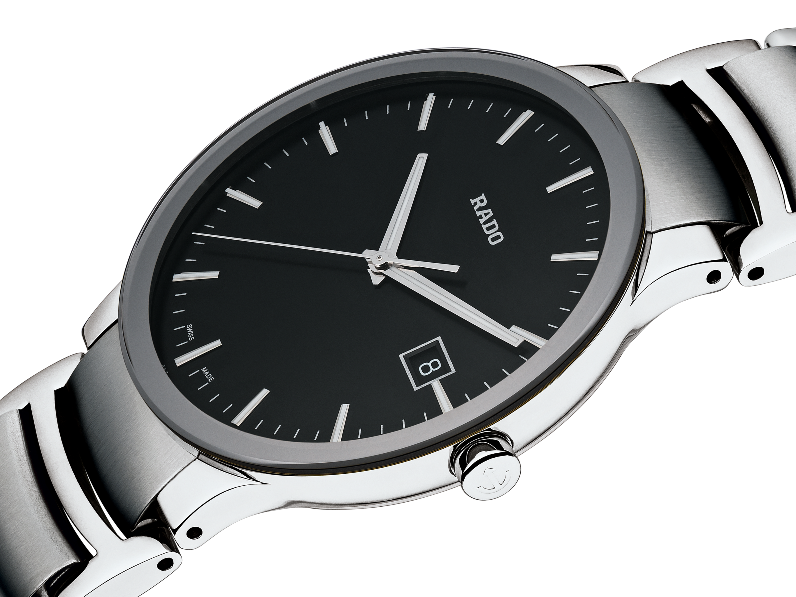 Rado Centrix Black Dial Unisex 38mm