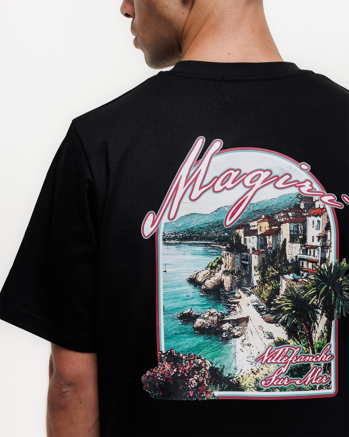 MAGIRI Sur Mur Printed Black T-Shirt - view 6