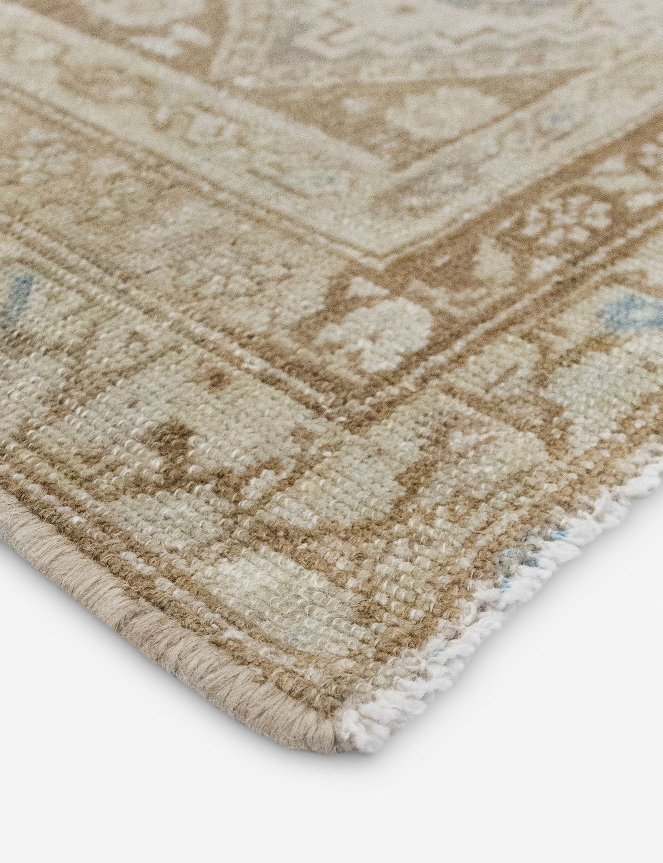Lulu and Georgia Vintage Turkish Hand-Knotted Wool Rug No. 533, 3'5" x 6' - view 2