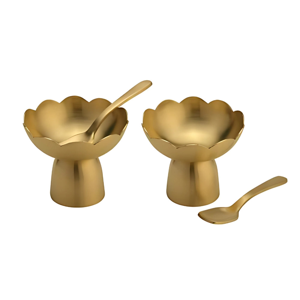 LaCoppera Bronze Flower Bowal Set | Set of 4 Pcs - view 2