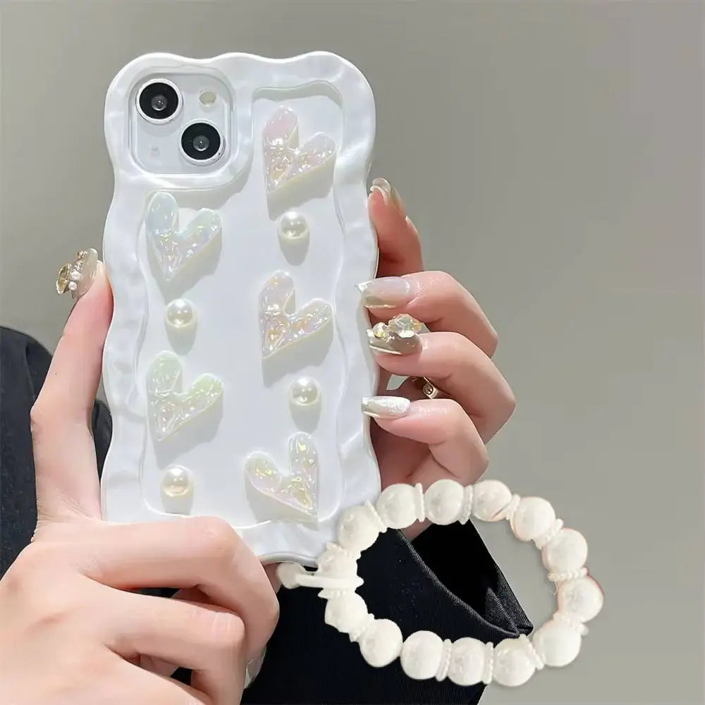 Peeperly Chic Wavey Border Love Case – No Color - view 2