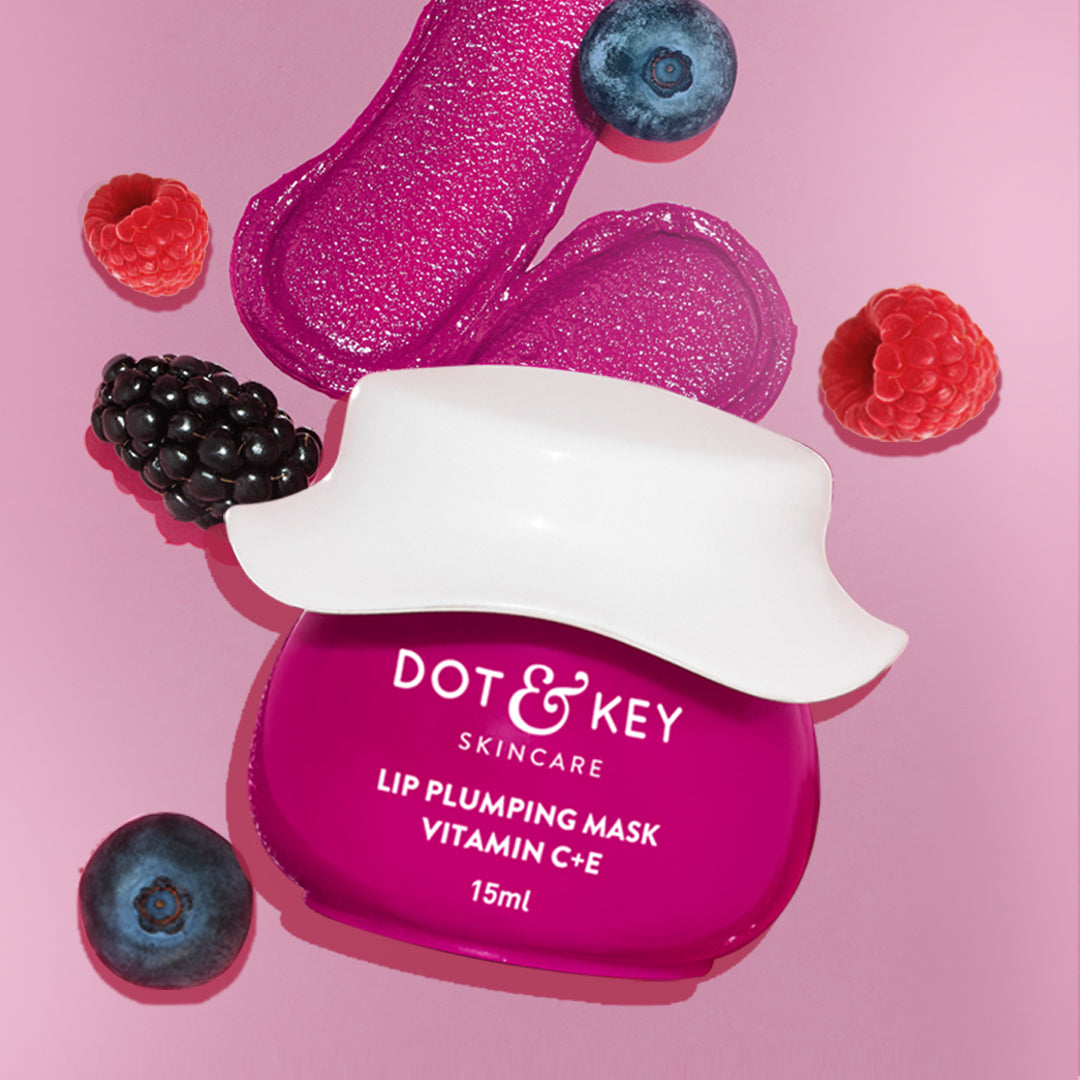 Dot & Key Lip Plumping Mask with Vitamin C + E - view 3