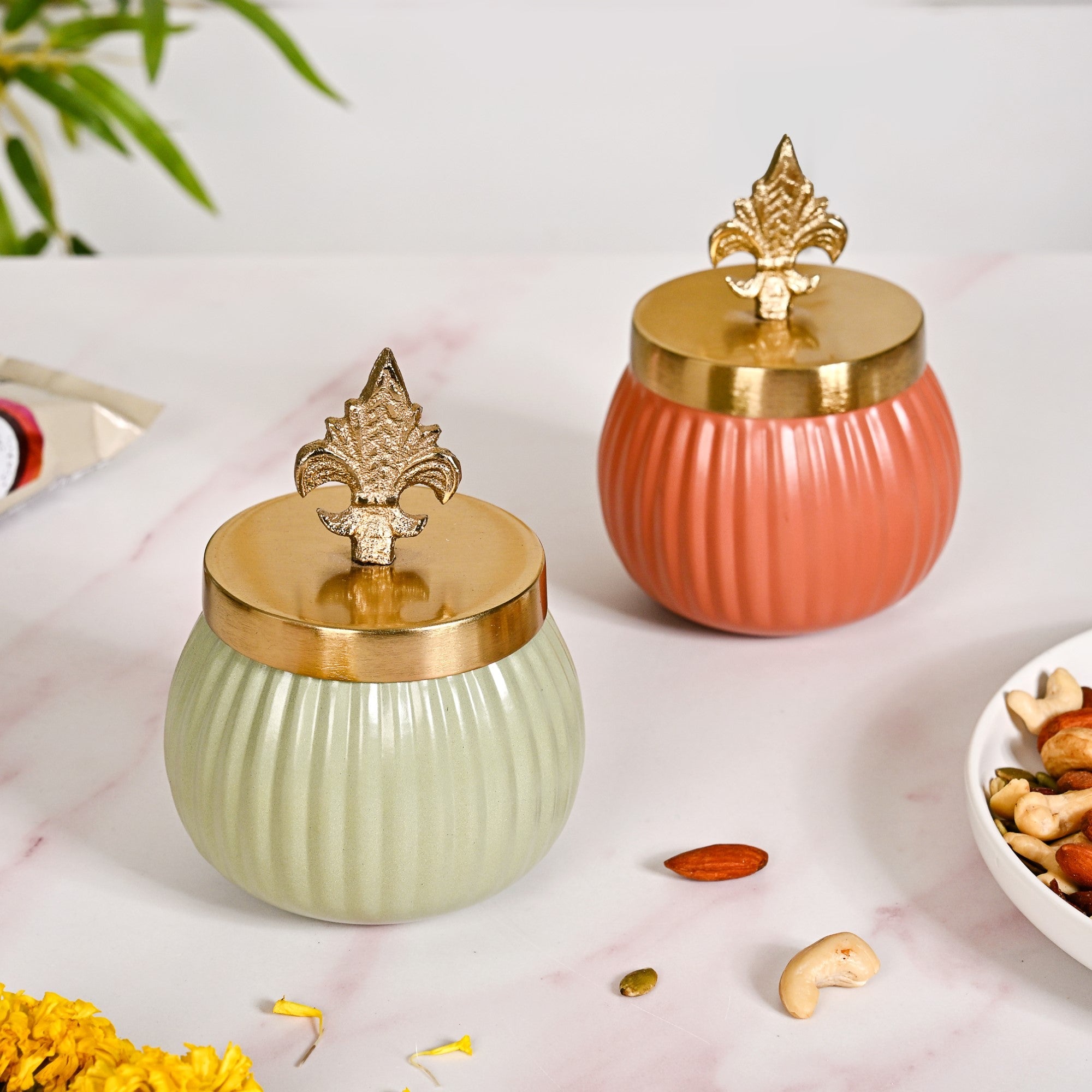 Nestasia Metallic Luxury Festive Diwali Gift Hamper - view 2