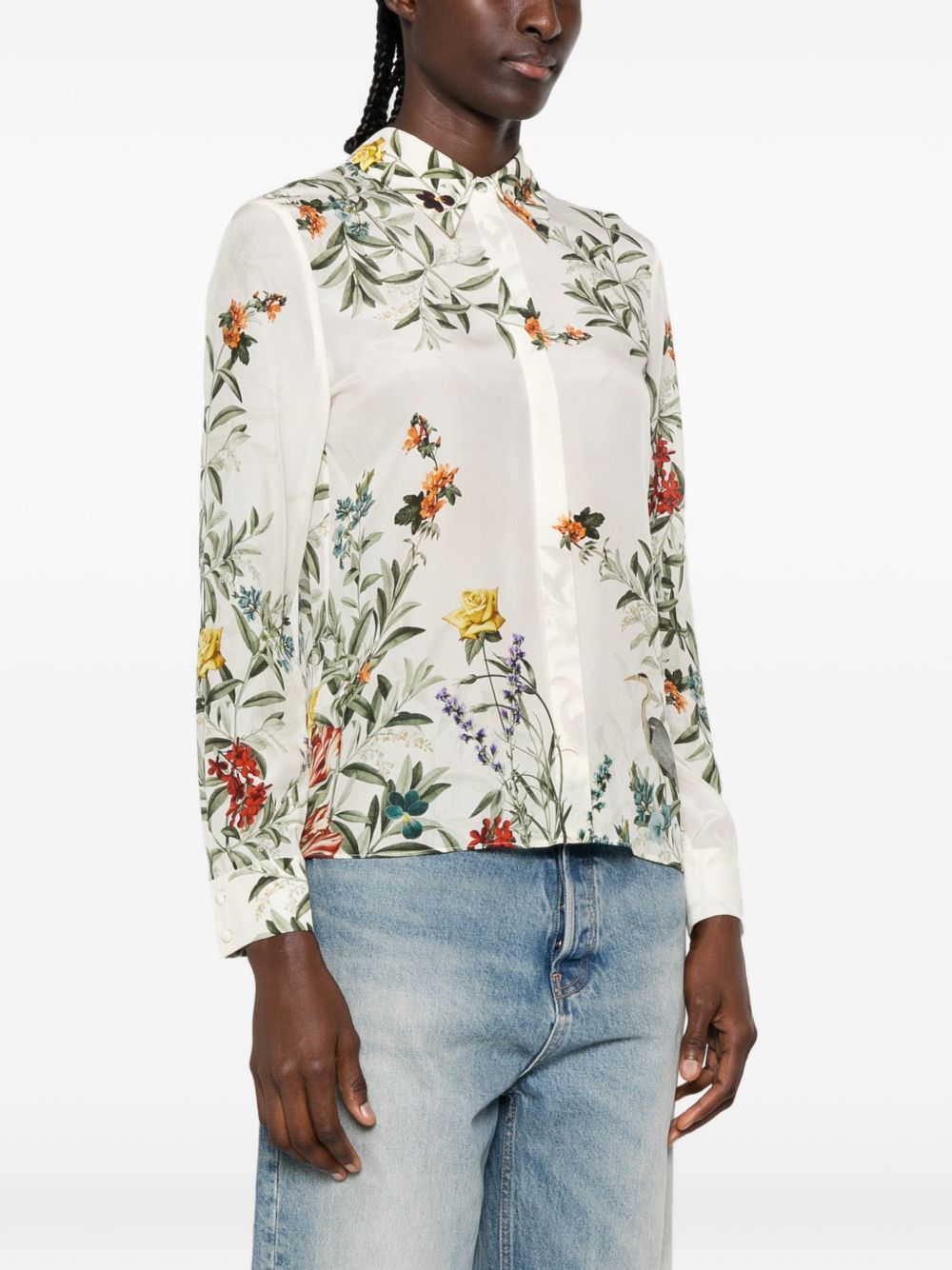 Alice + Olivia Shirt – 100% Silk - view 2
