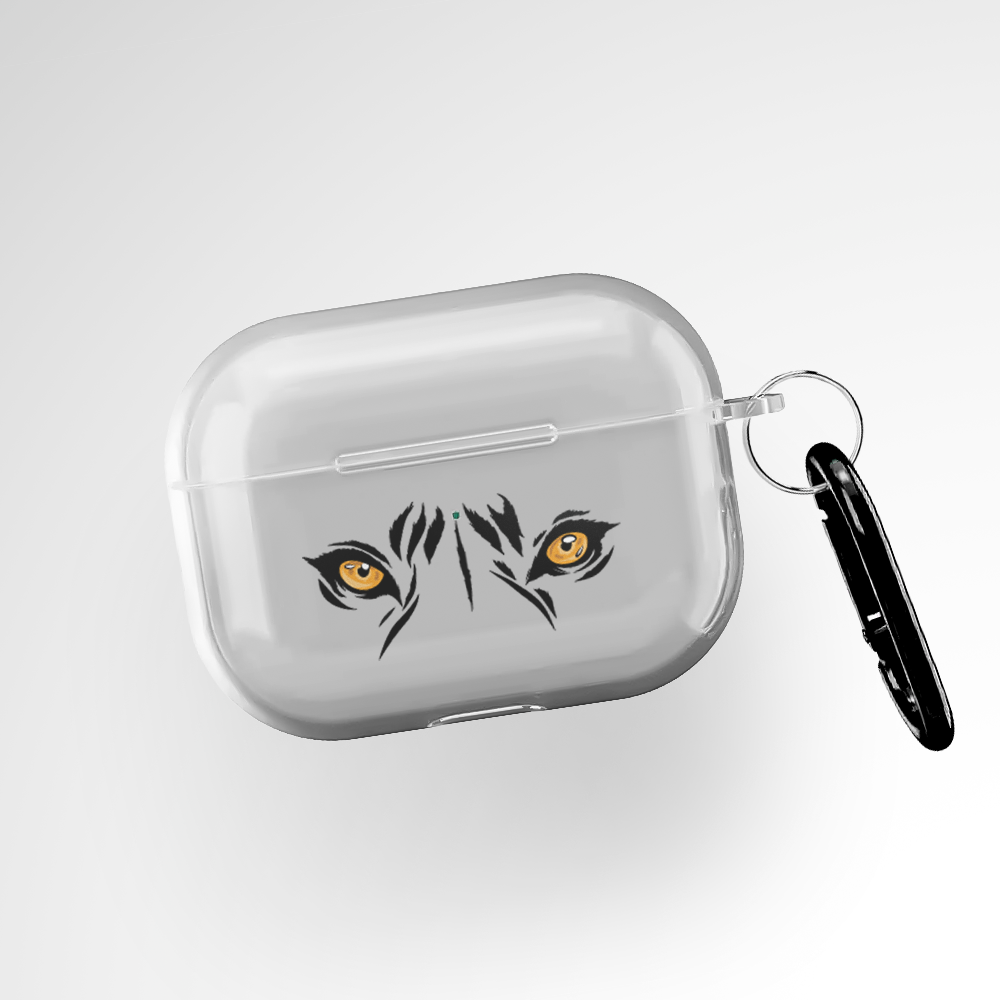 Cover It Up Leopard Eyes Clear Airpods Pro Case Covers