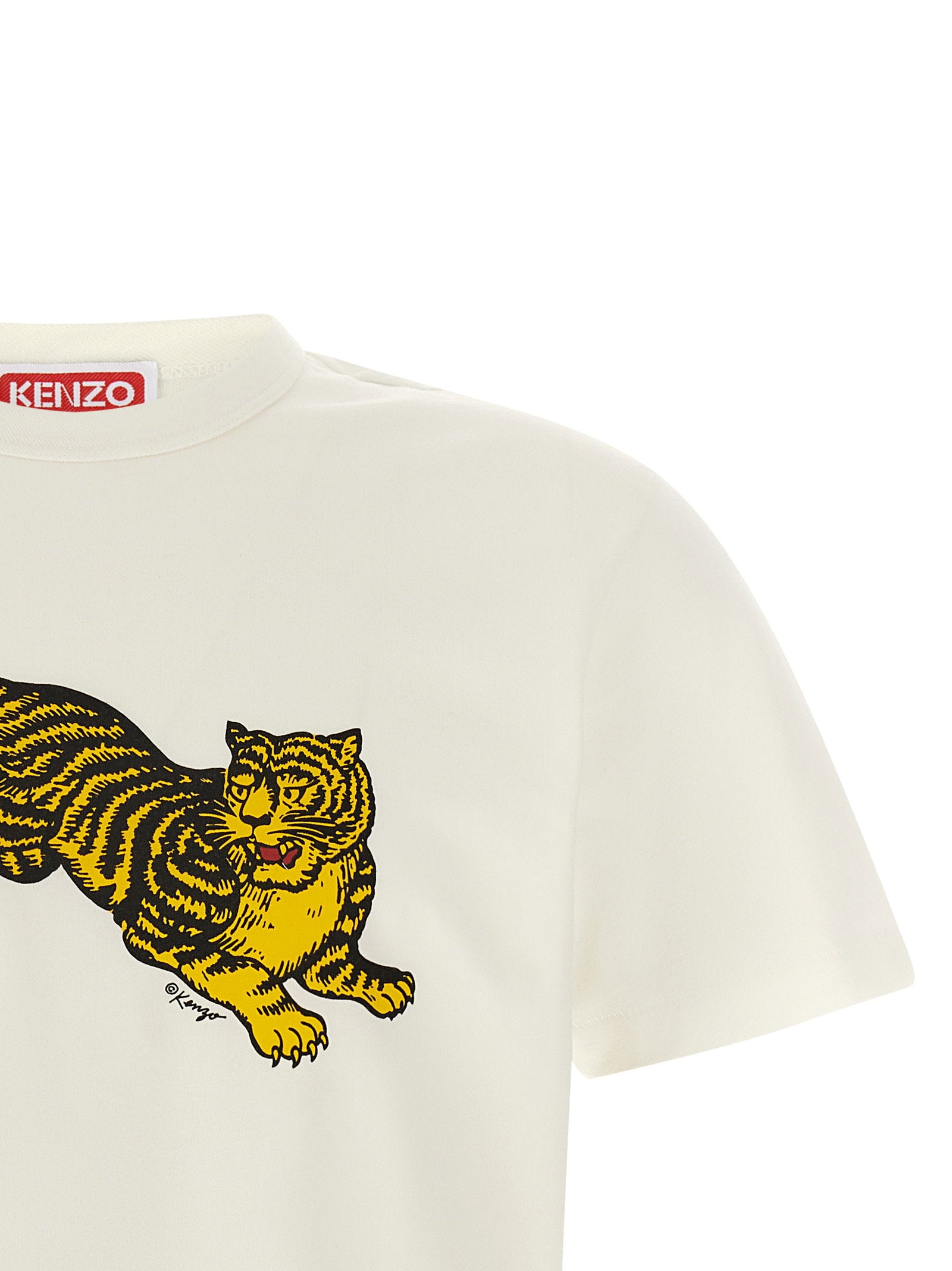 Kenzo Jumping Tiger T-shirt – 100% cotton - view 3