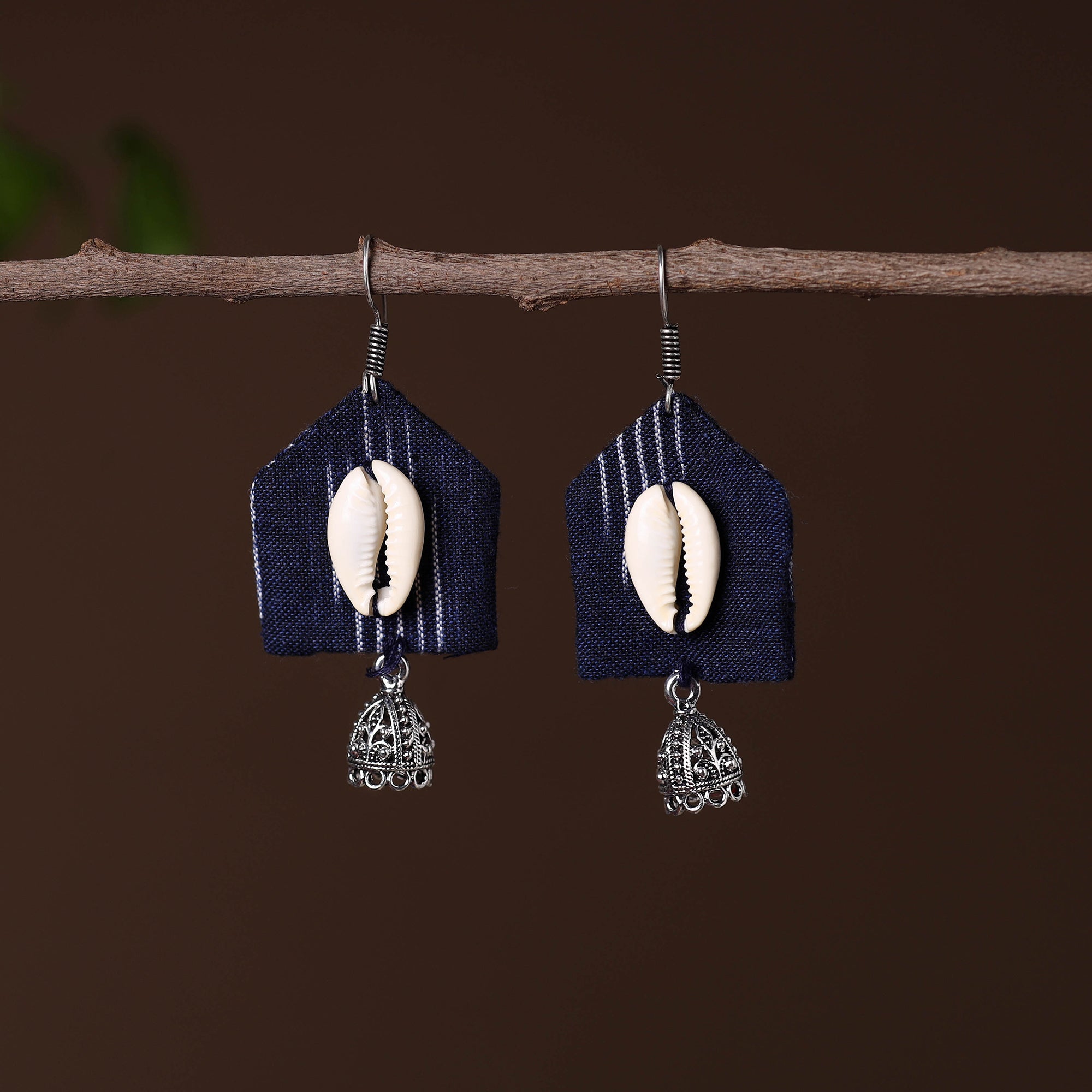 JALPARI Aliya German Silver Fabart Earrings