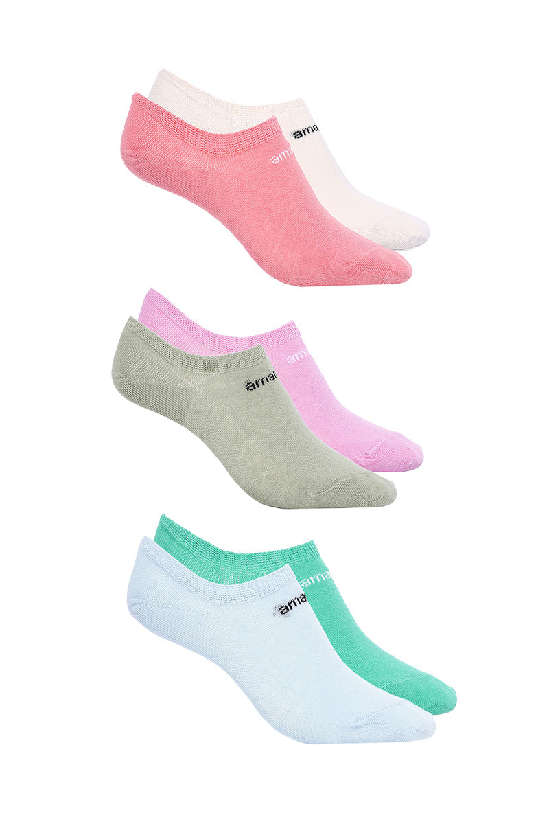 Amante Low Cut Socks (Pack of 6) - Multicolor - view 3