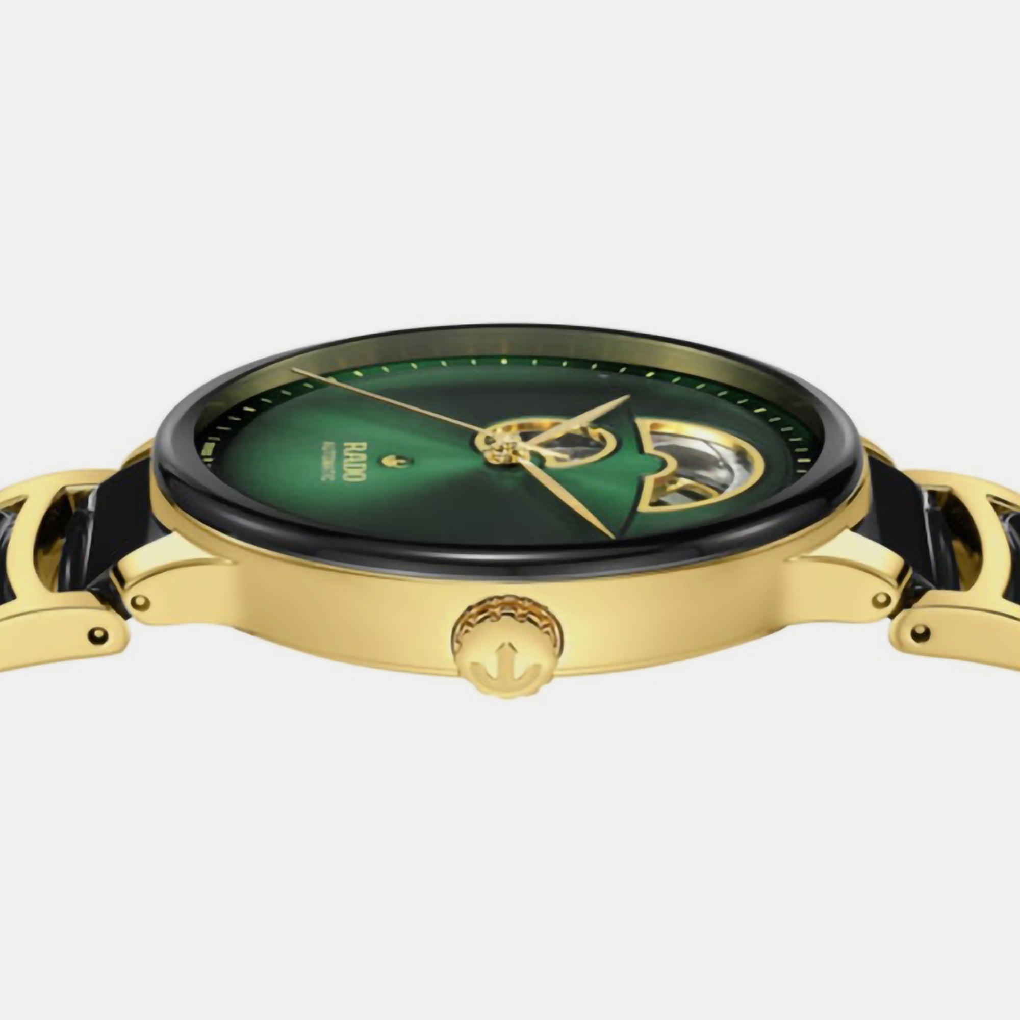 Rado Centrix Unisex Automatic Green Dial Analog Ceramic Watch R30008302 - view 4