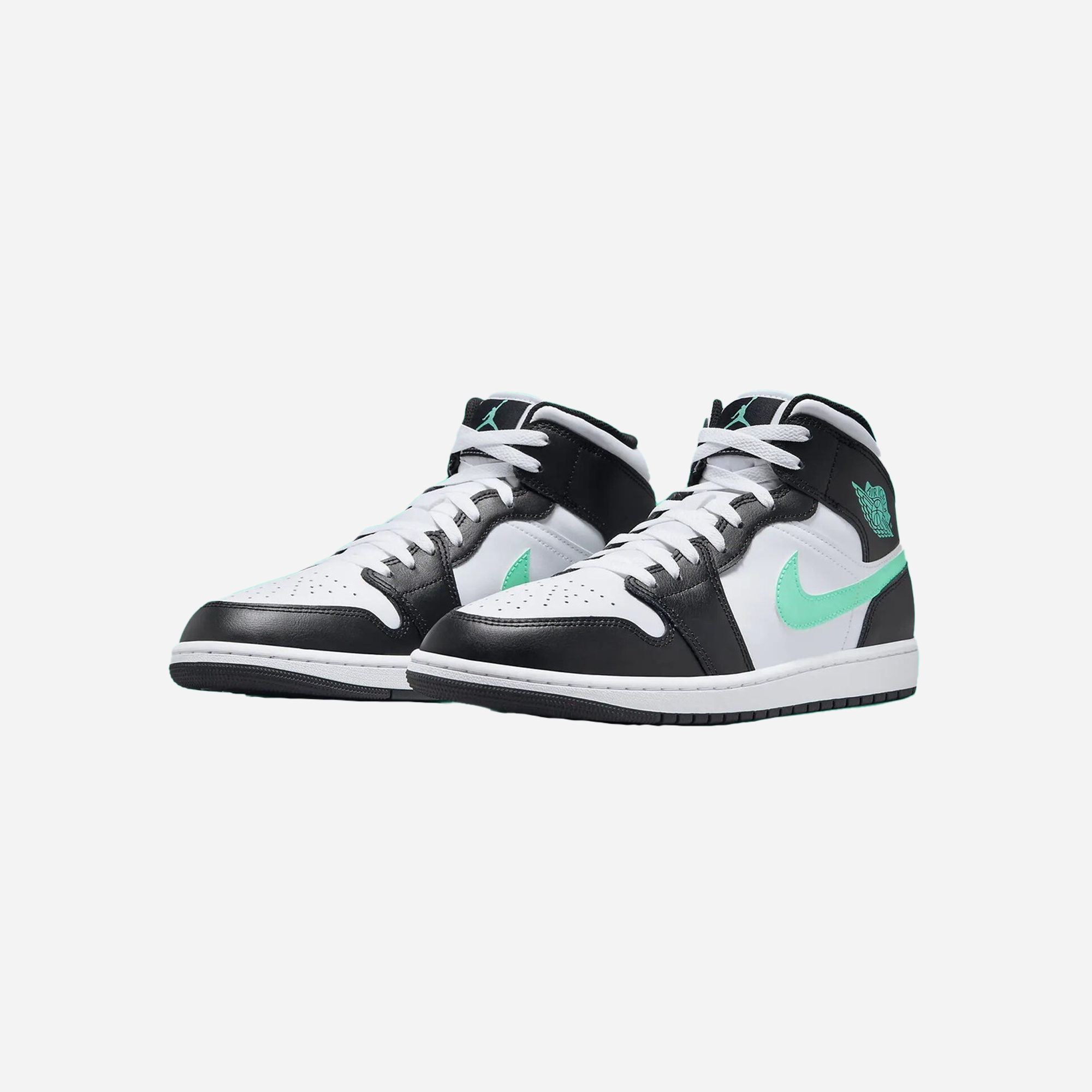 Nike Air Jordan 1 Mid Green Glow - view 2