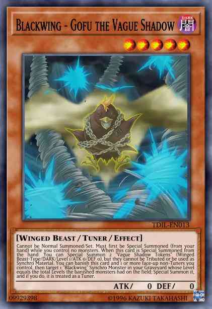 Yu-Gi-Oh! Blackwing - Gofu the Vague Shadow - OP04-EN011 - Super Rare - Unlimited