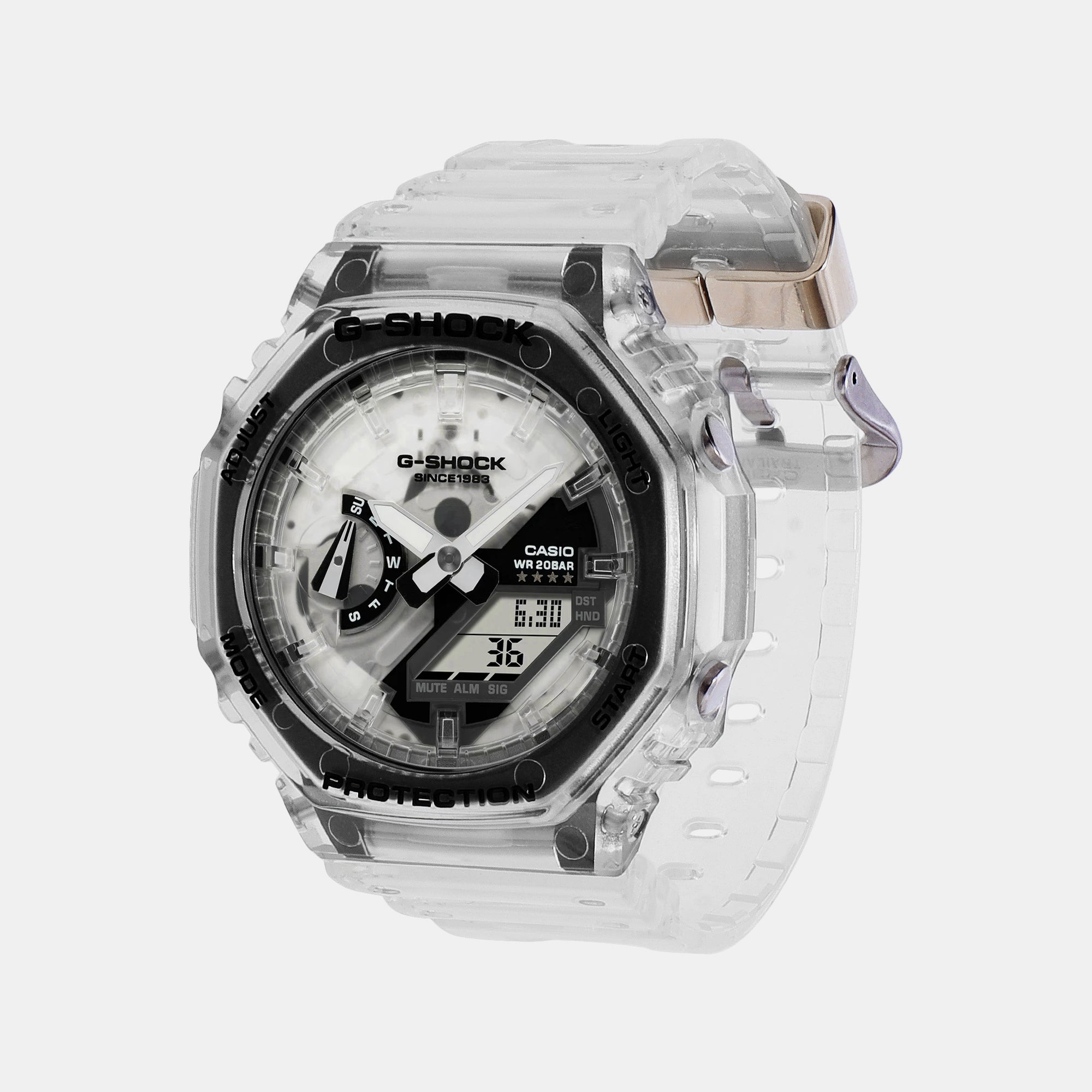 Casio G-Shock Men Quartz White Dial Analog-Digital Resin Watch G1442 - view 2