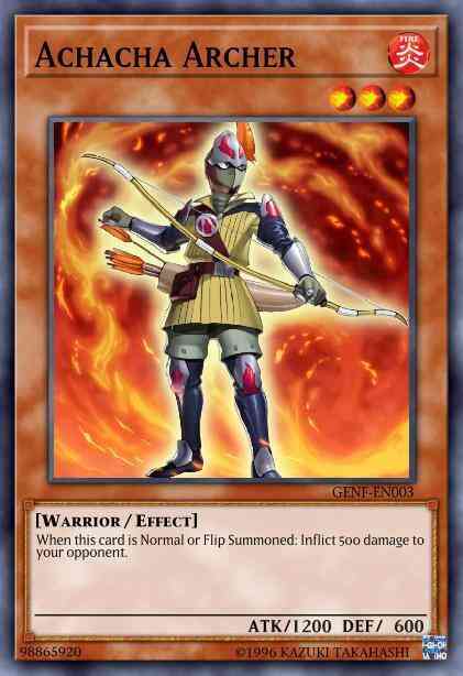 Yu-Gi-Oh! Achacha Archer - GENF-EN003 - Common - 1st Edition