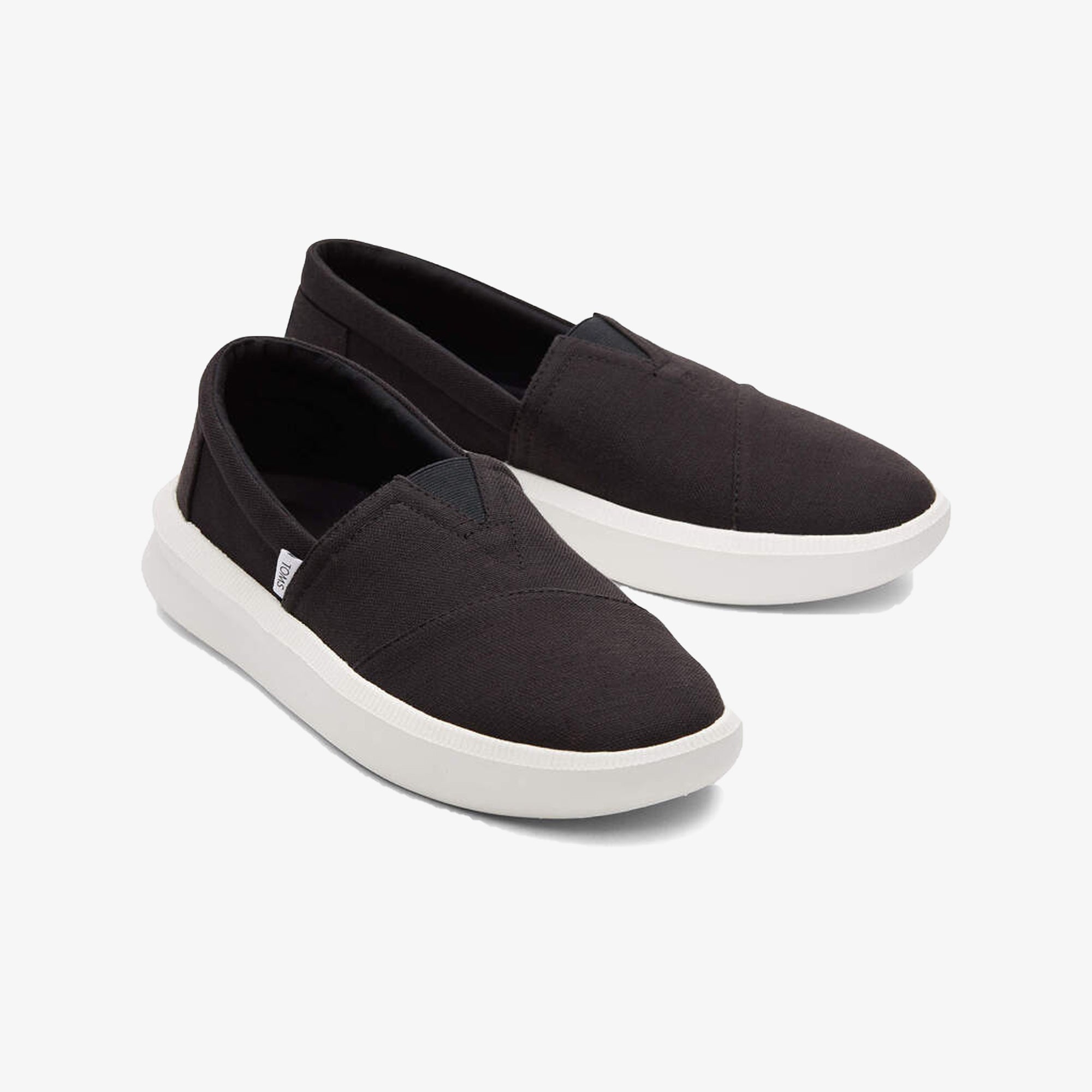 Toms | ROVER TRAINERS RECYCLED COTTON { BLACK