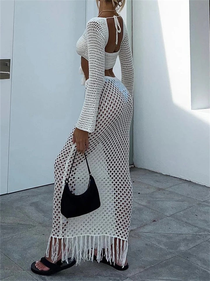 Alamode By Akanksha Aster Crochet Holiday Coord - Resortwear - view 2