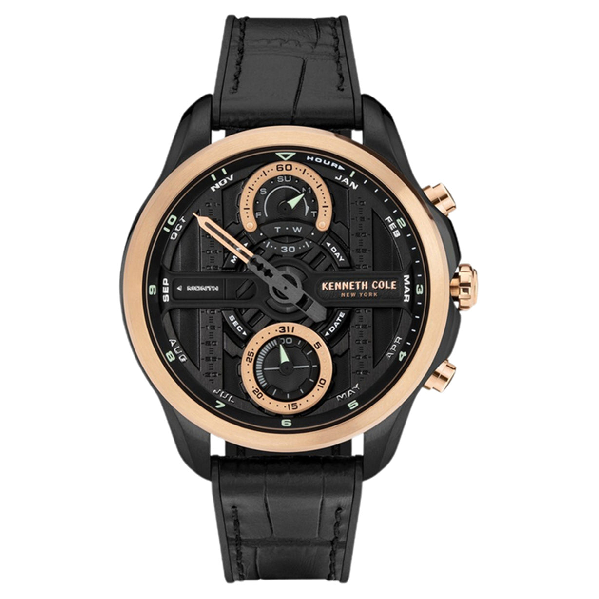 Kenneth Cole Analog Black Dial Men 44mm - view 4