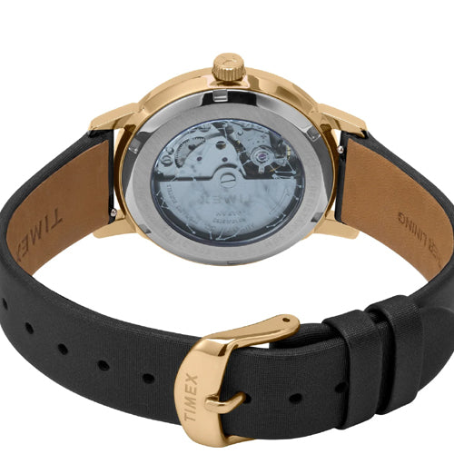 Timex City Collection Celestial Women's Mechanical Automatic Wind Black-Tone Dial Automatic Function Watch 38mm TW2T86300 - view 2