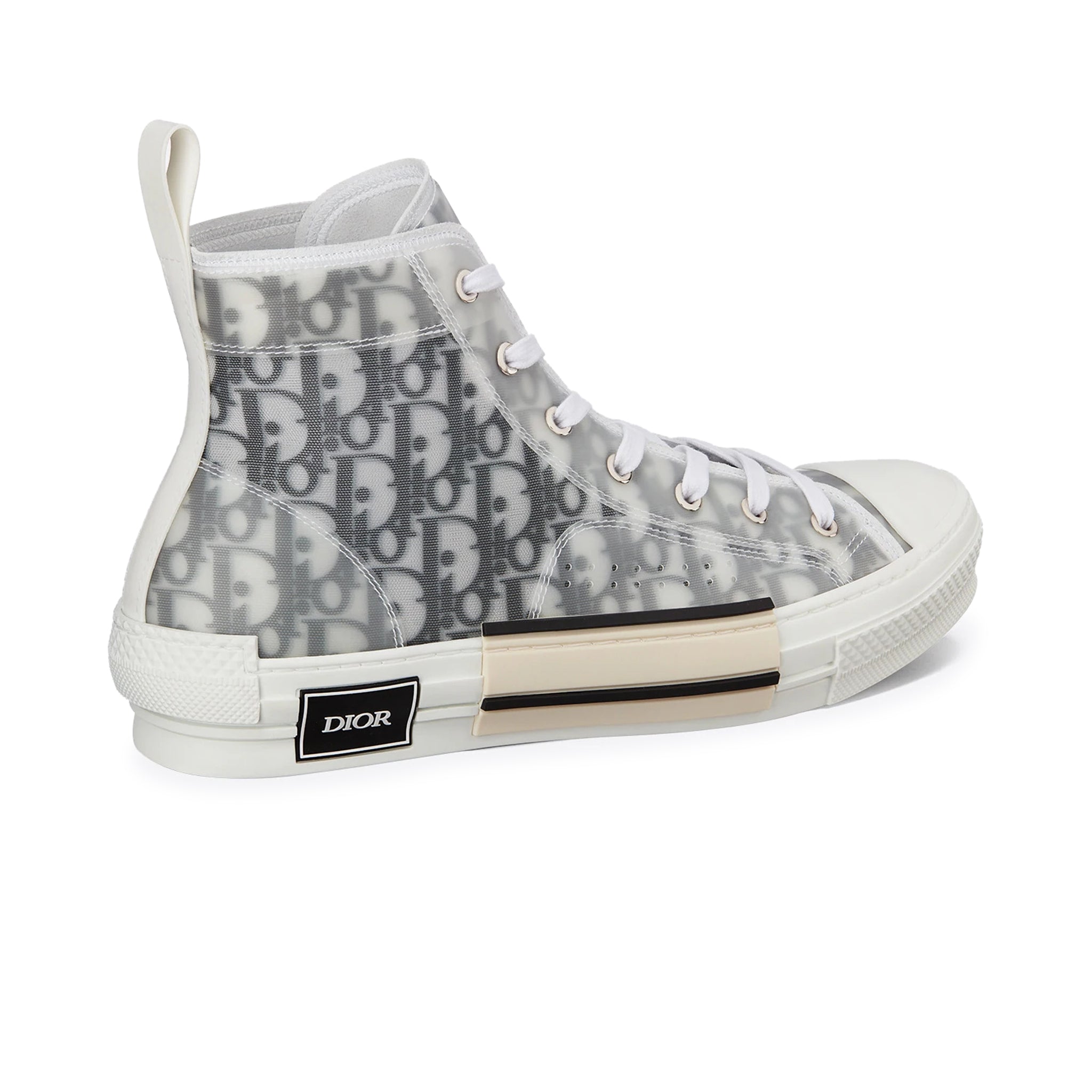 Dior B23 Dior Oblique High White Sneaker - view 3