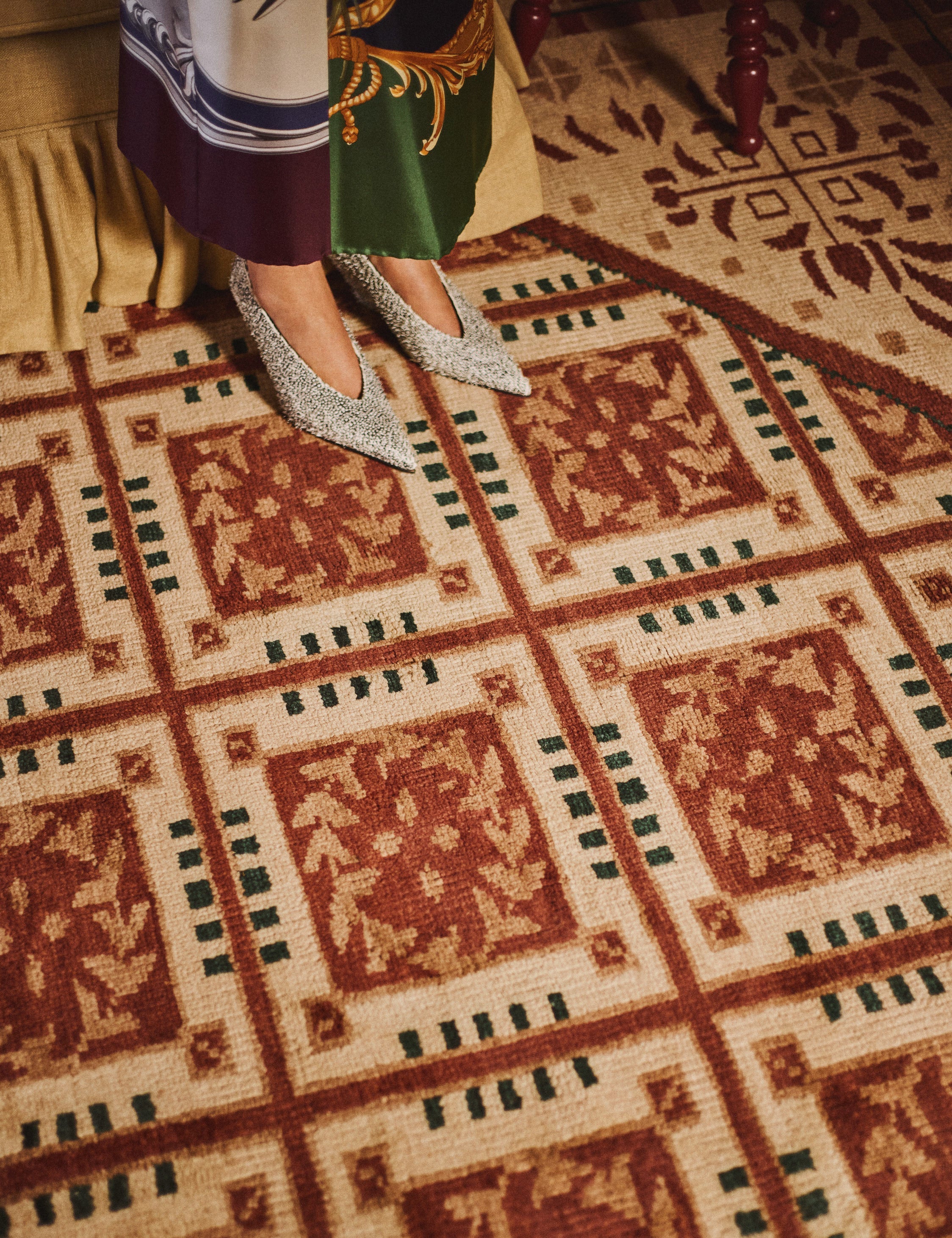 Lulu and Georgia Braud Hand-Knotted Wool Rug – Brick - view 5