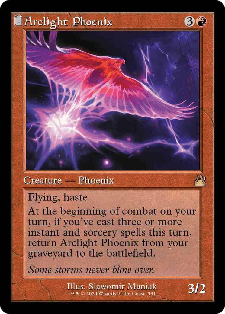 Arclight phoenix 331 – Magic Arclight Phoenix [331] [Retro Frame] [Ravnica Remastered] [Non-Foil]
