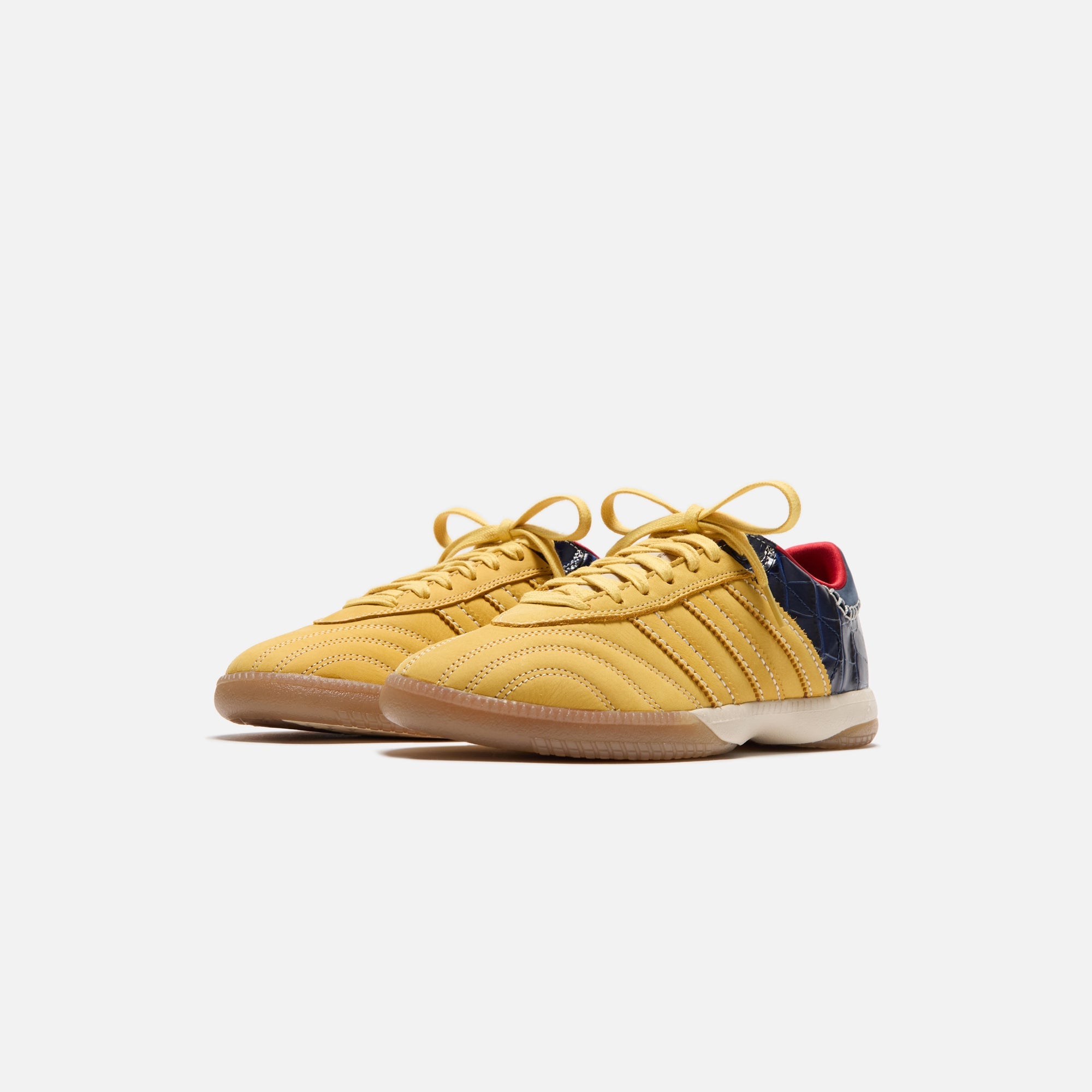 adidas x Wales Bonner Samba Millennium - St Fade Gold / Collegiate Navy - view 2