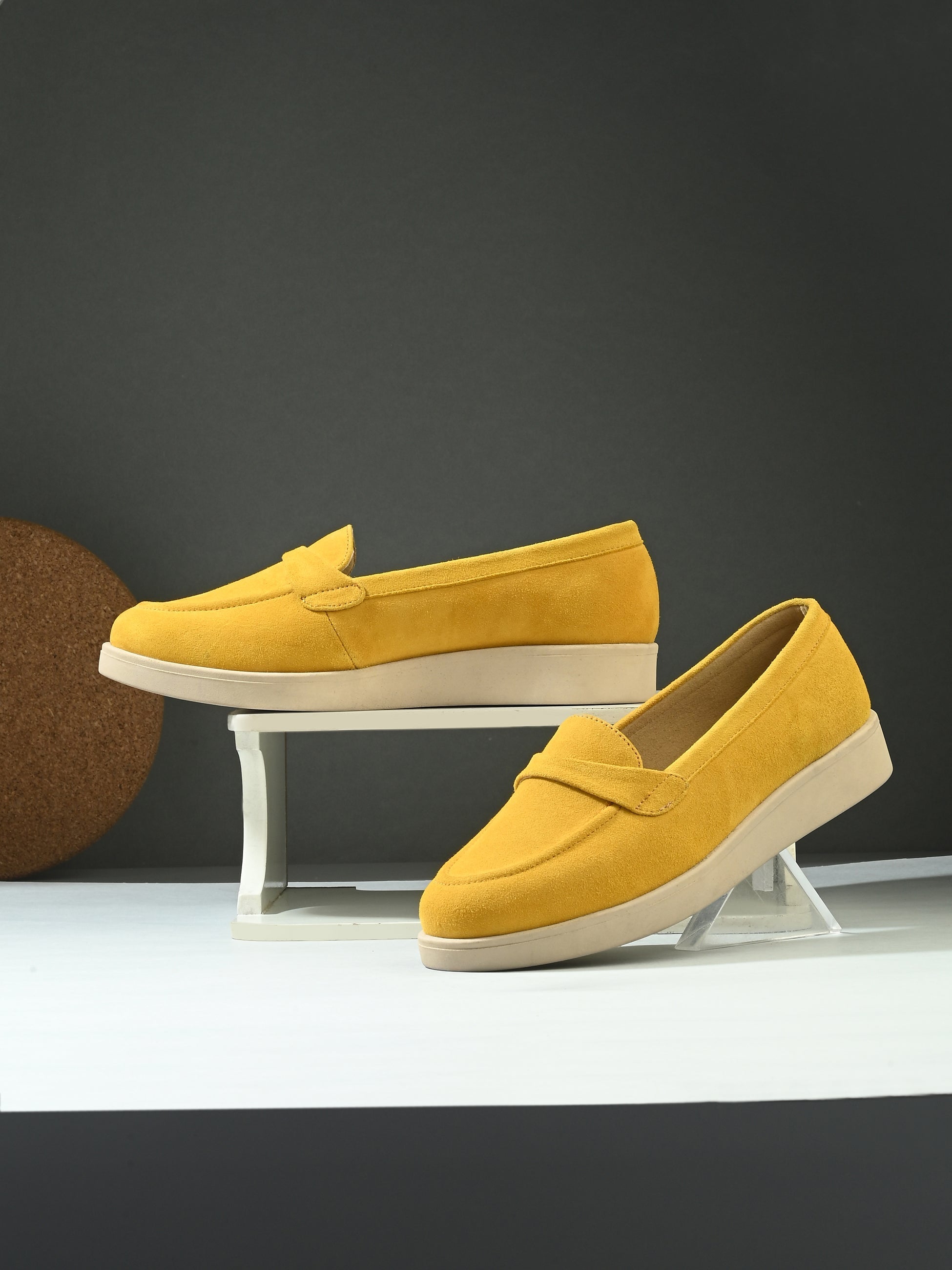 ladybossbyegoss Aero-Glam Suede Loafers by Lady Boss