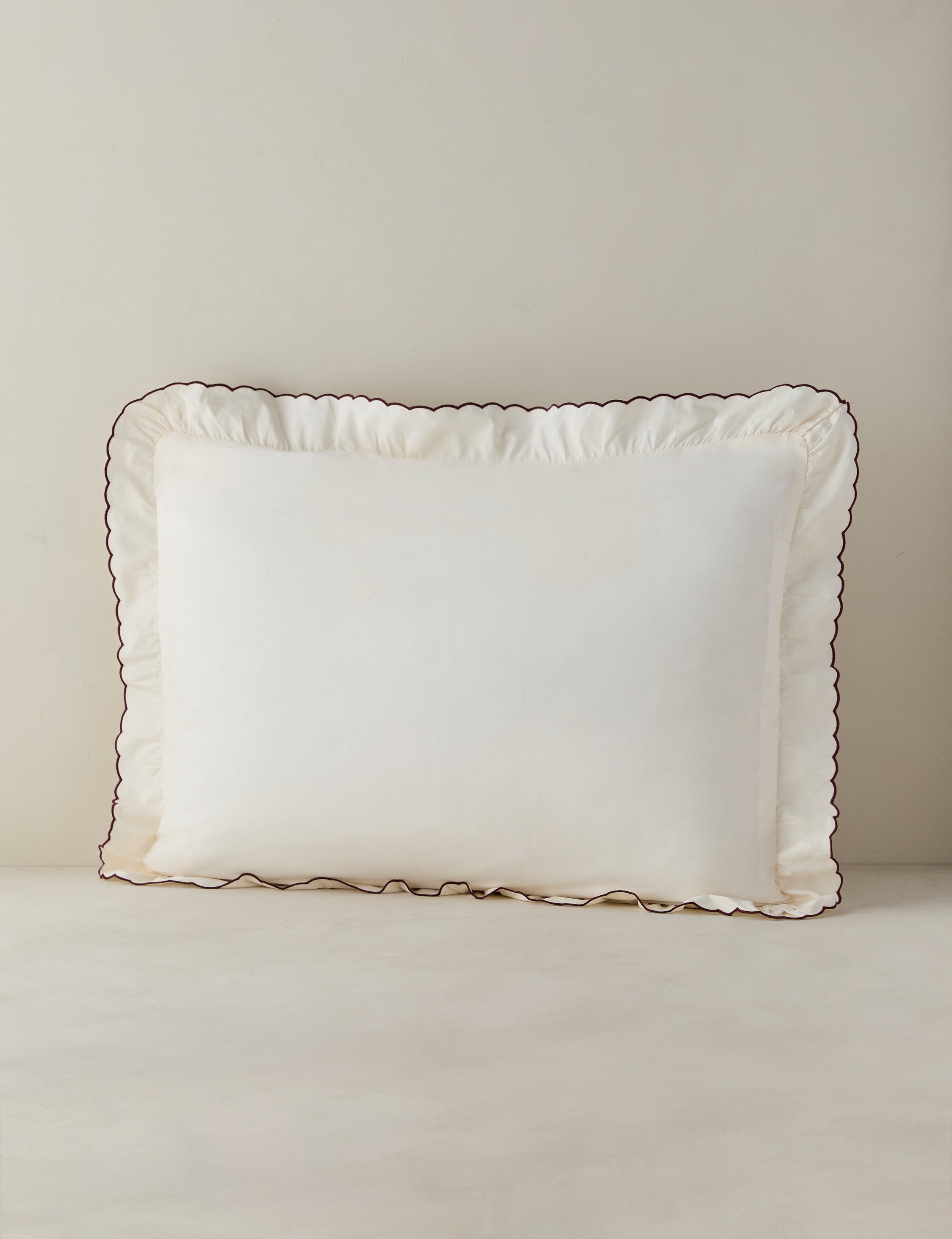 Lulu and Georgia Hatton Scalloped Percale Sham - view 9