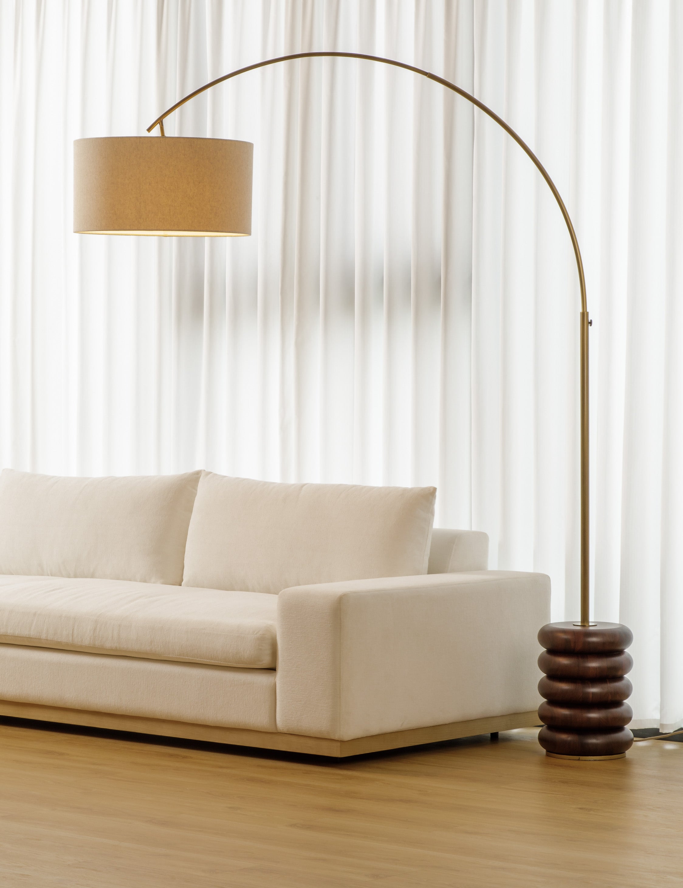 Lulu and Georgia Linus Arc Floor Lamp - view 11