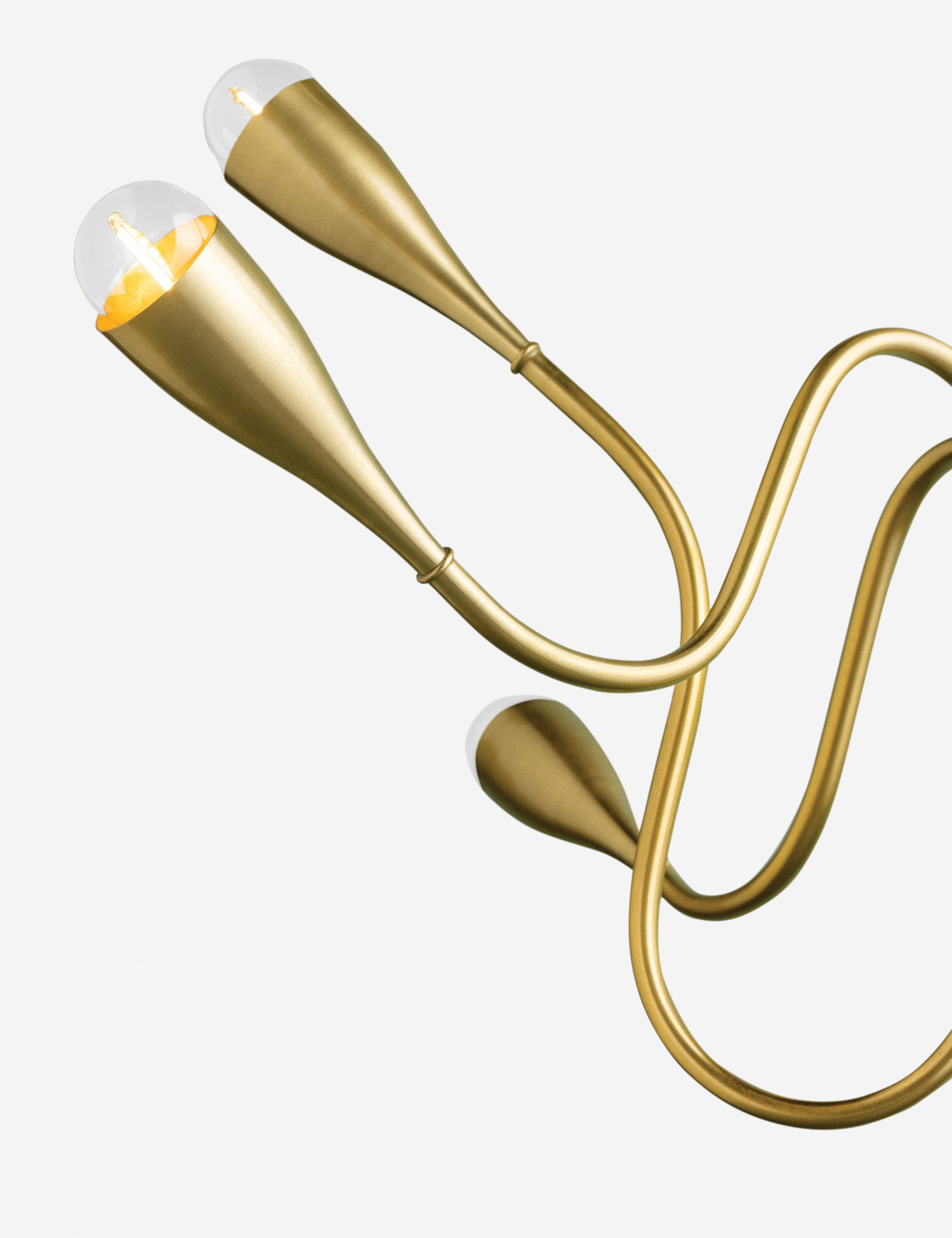 Lulu and Georgia Mabon Chandelier – Aged Brass - view 6