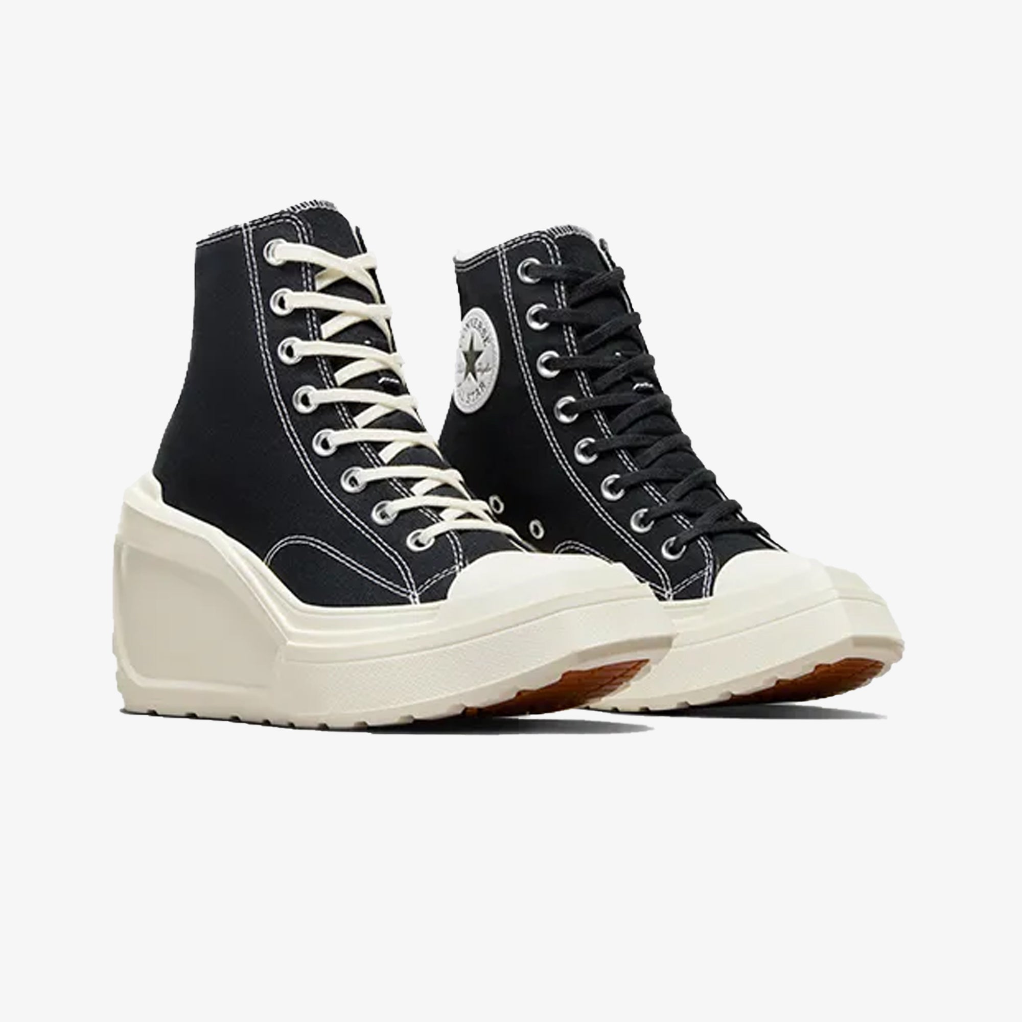 Converse | CHUCK 70 DE LUXE WEDGE { BLACK/WHITE