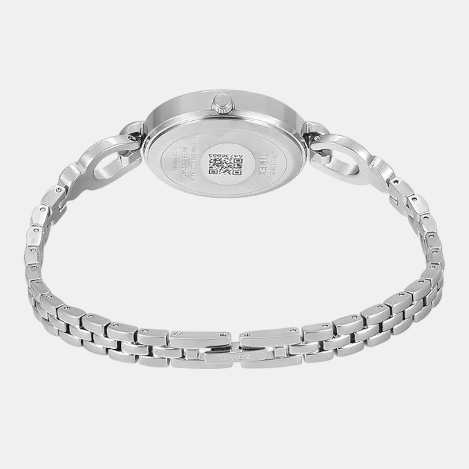 Timex Fashion Women Quartz Silver Dial Analog Brass Watch TWEL18108 - view 5